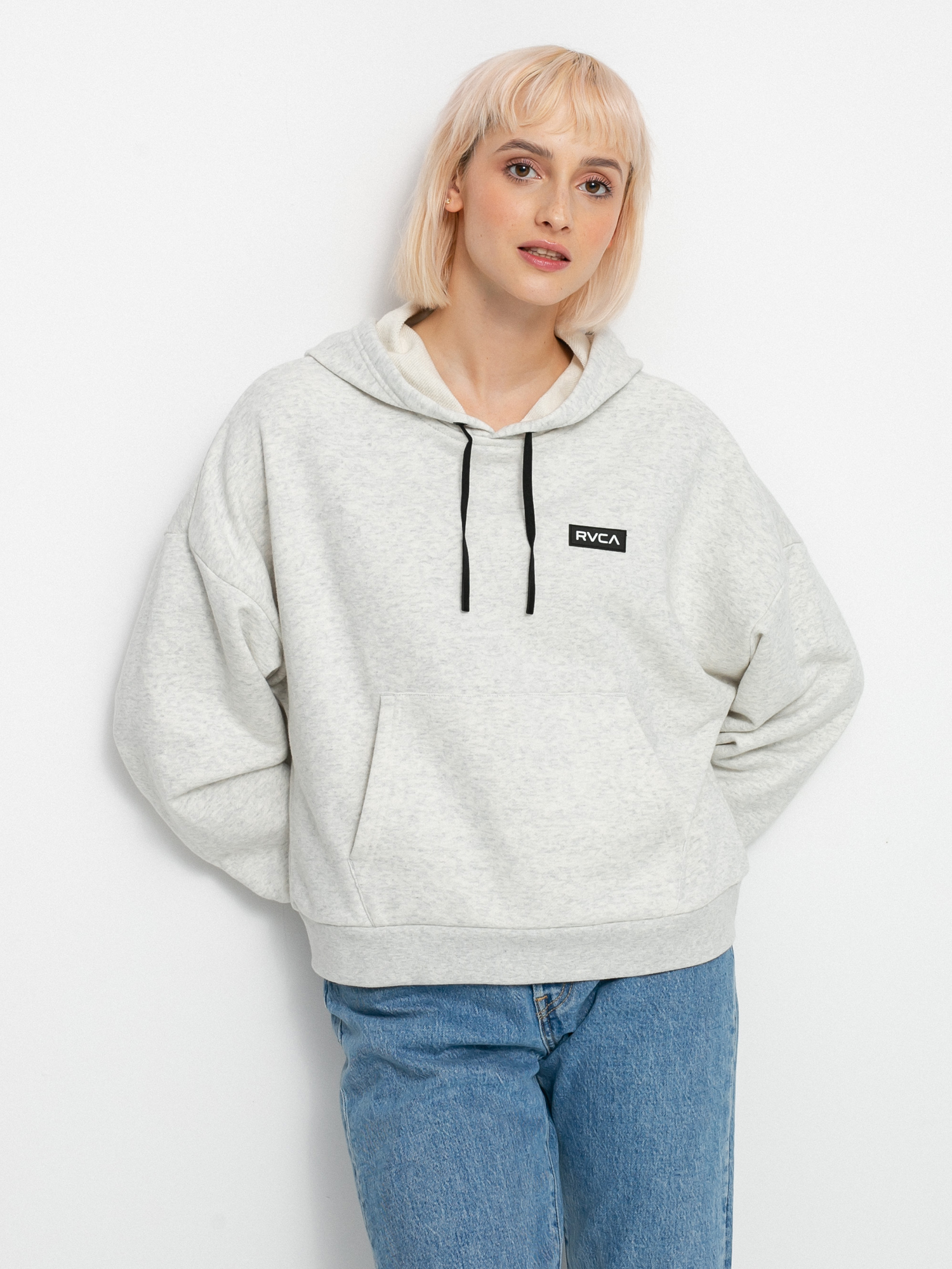 RVCA Va Essential HD Hoodie (snow marle)