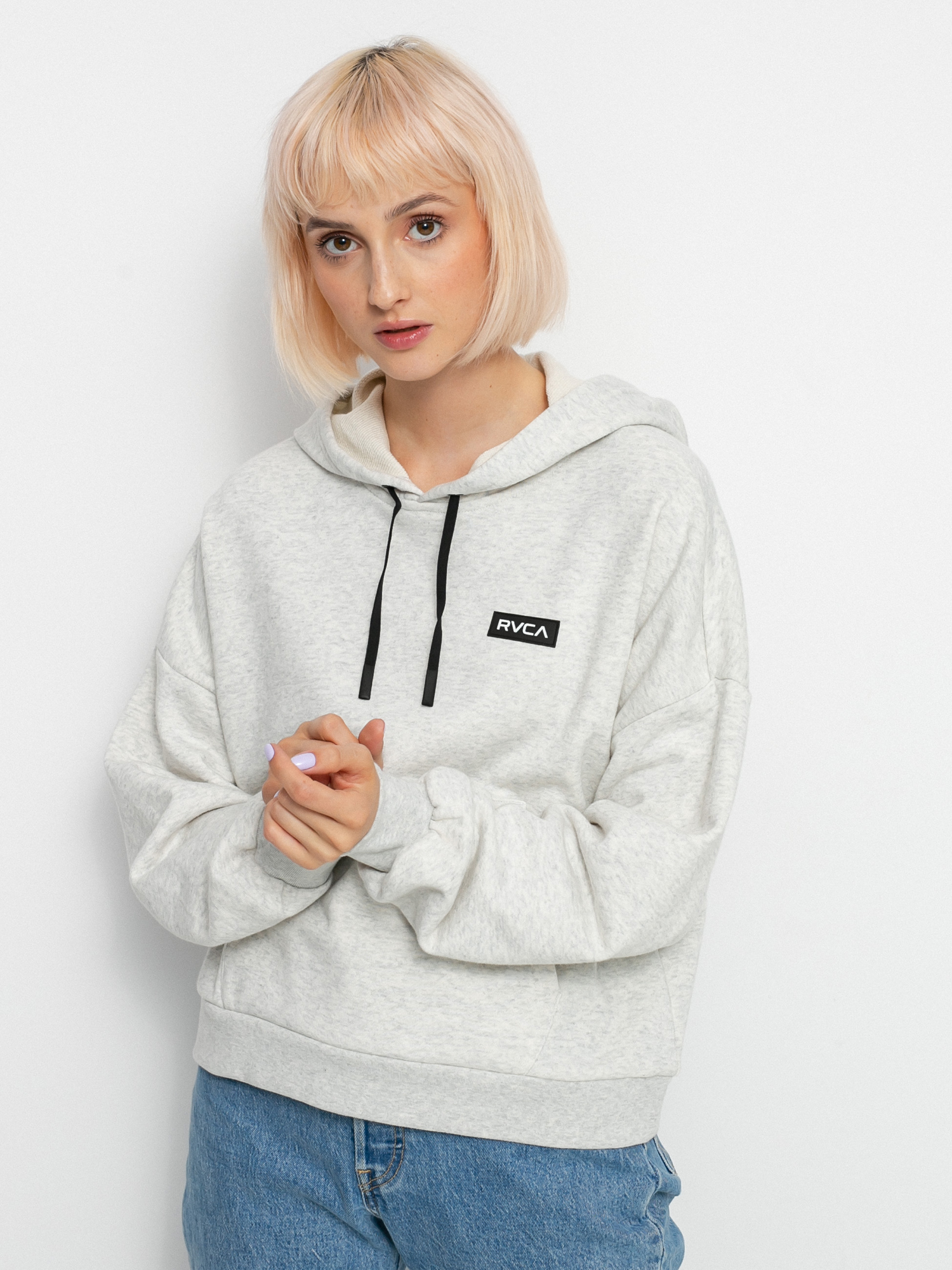 RVCA Va Essential HD Hoodie (snow marle)