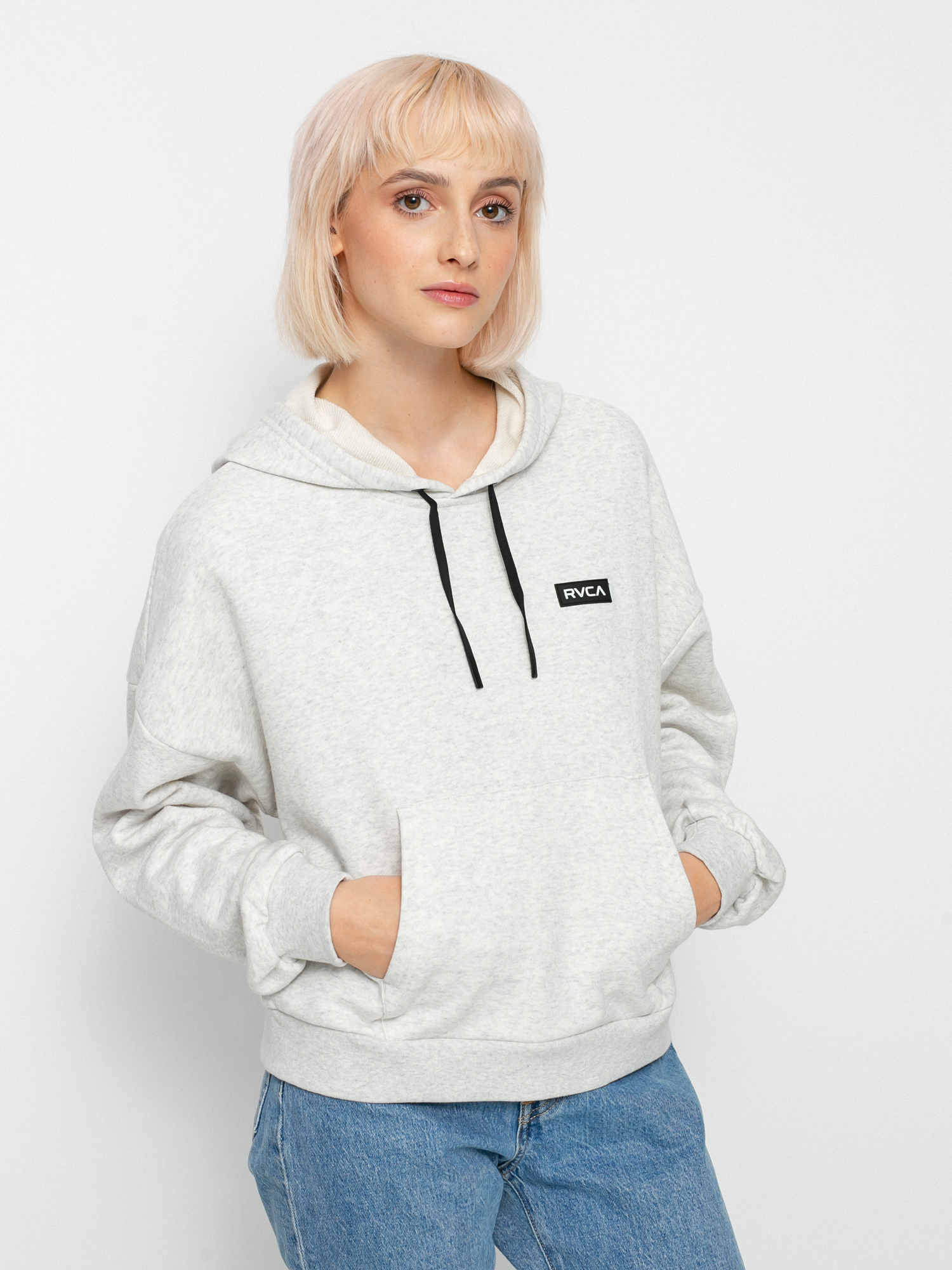 RVCA Va Essential HD Hoodie (snow marle)