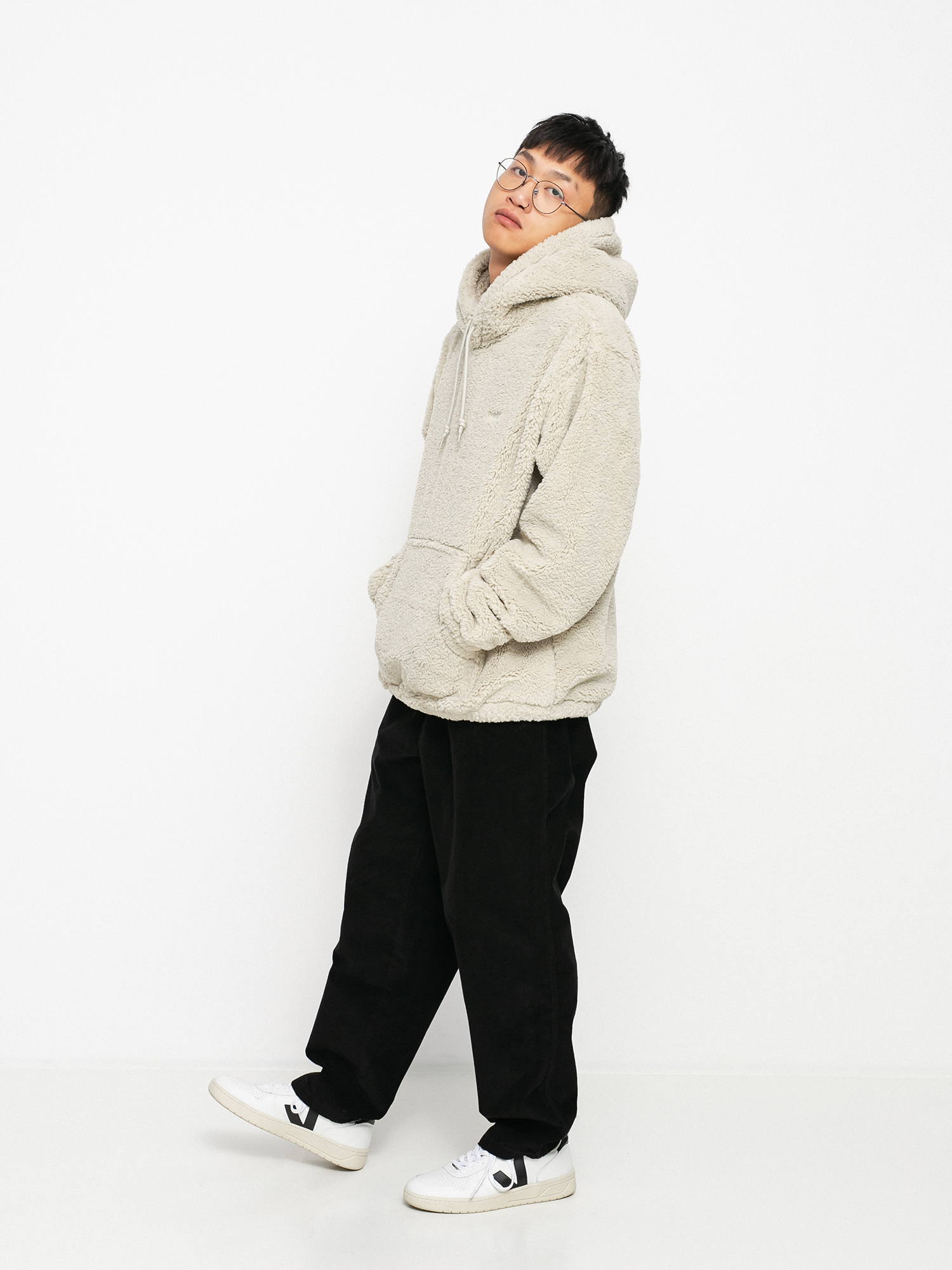 Mens OBEY Gio HD Fleece (silver grey)