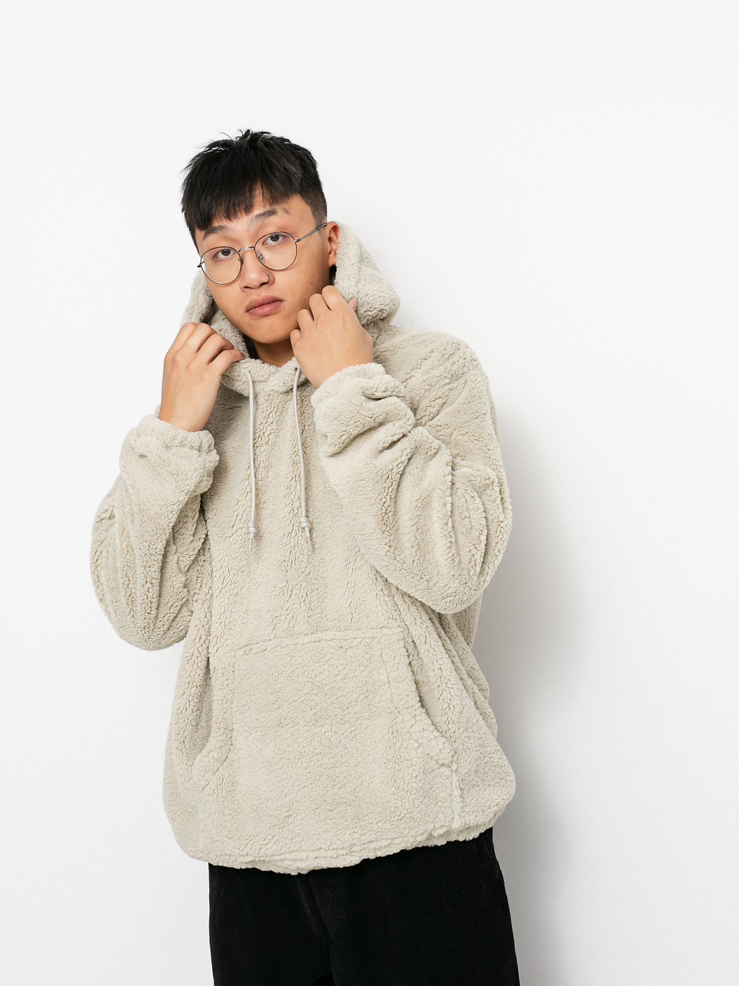 Mens OBEY Gio HD Fleece (silver grey)