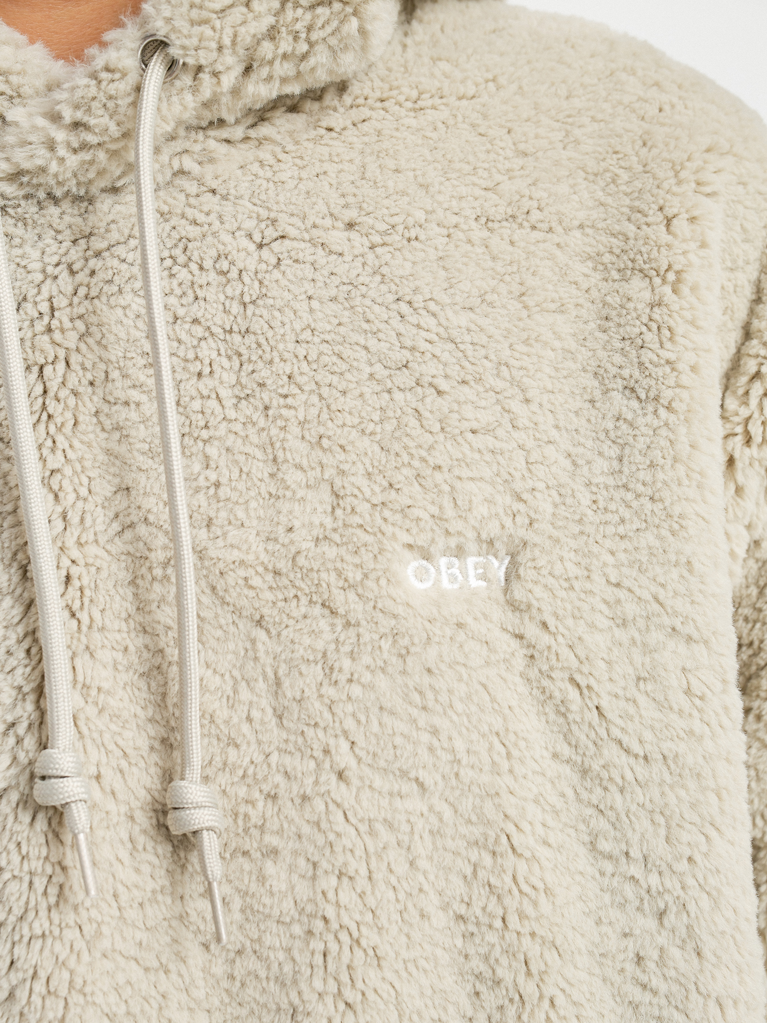 Mens OBEY Gio HD Fleece (silver grey)