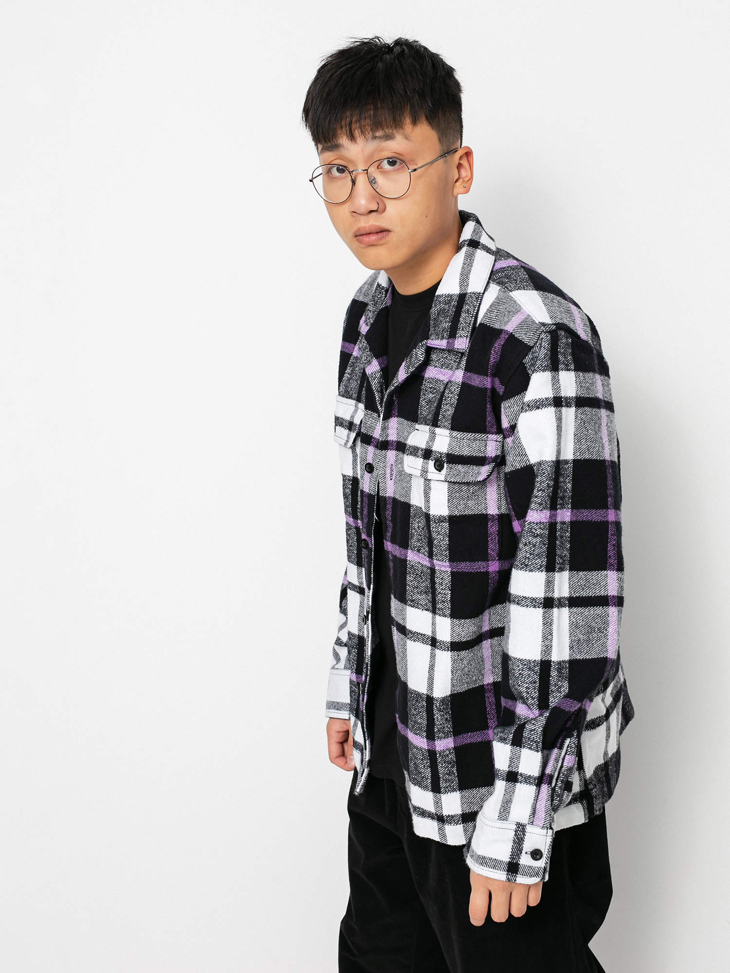 OBEY Advert Woven Shirt (black multi)