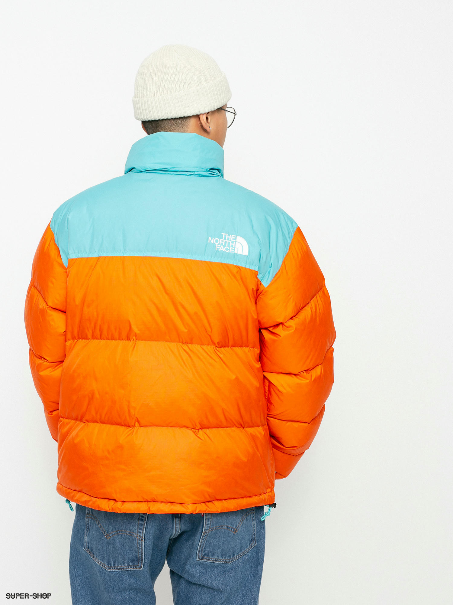 the north face orange coat