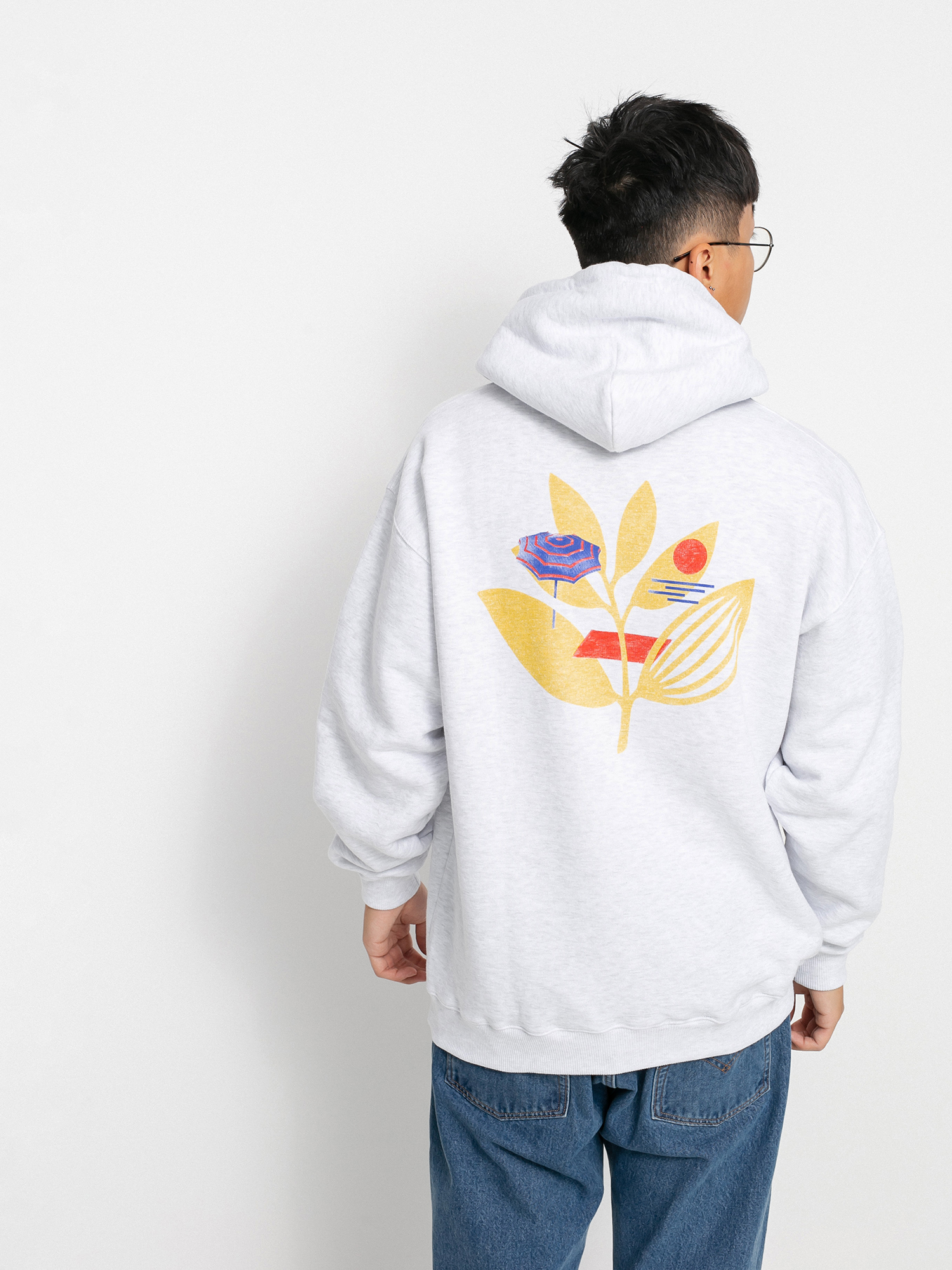 Magenta Beach Club HD Hoodie (ash)
