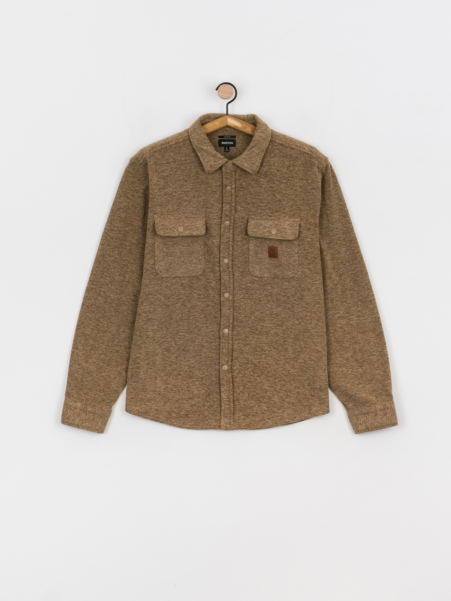 Brixton Bowery Arctic Stretch Ls Shirt (oatmeal)