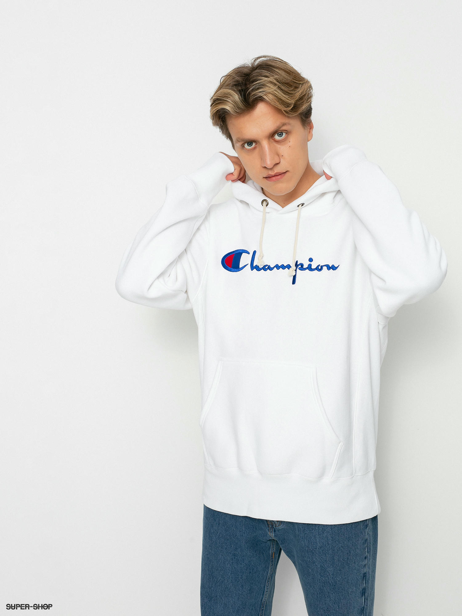 champion embroidered logo sweatshirt