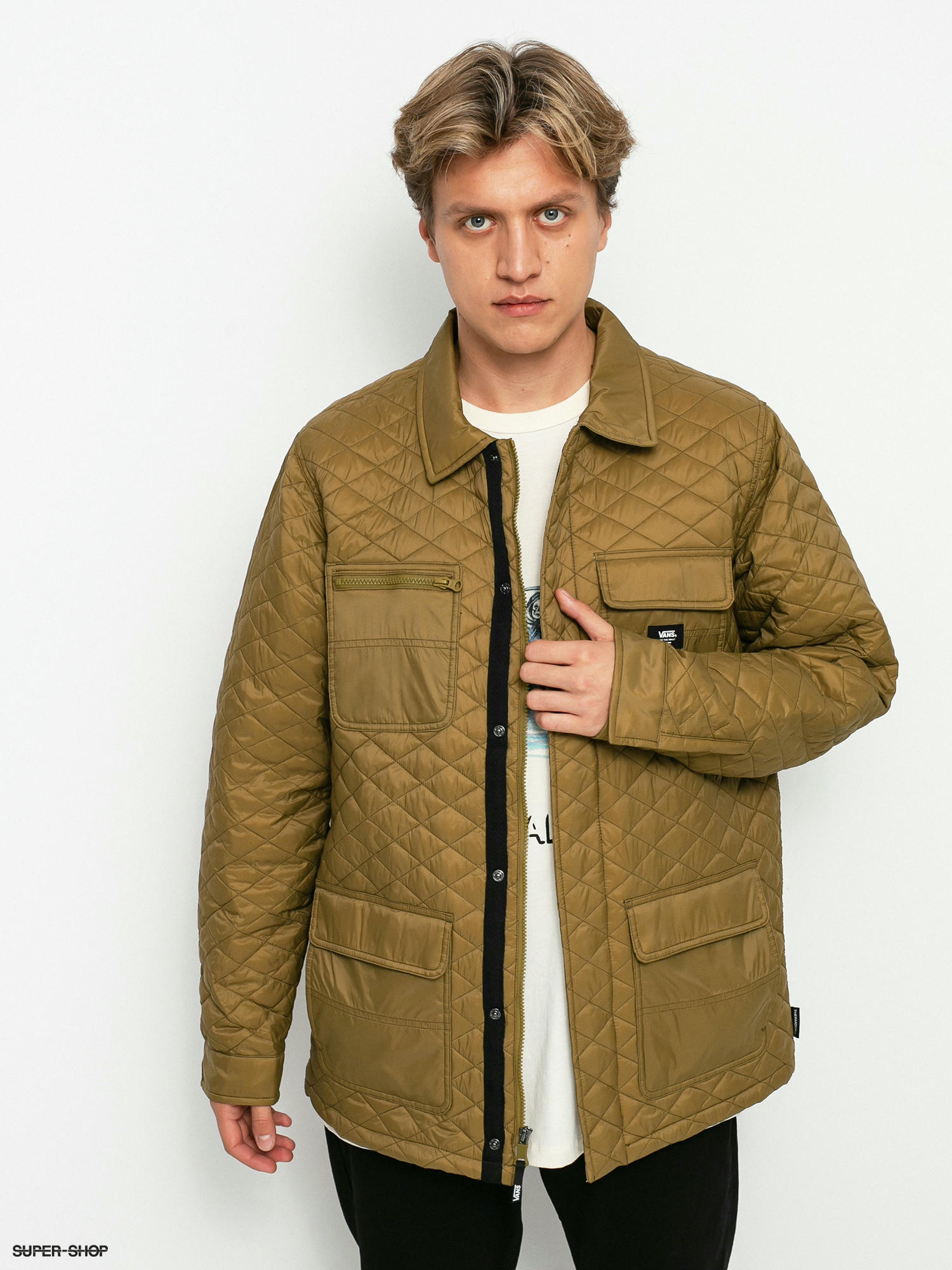 Vans jacket on sale mens Brown