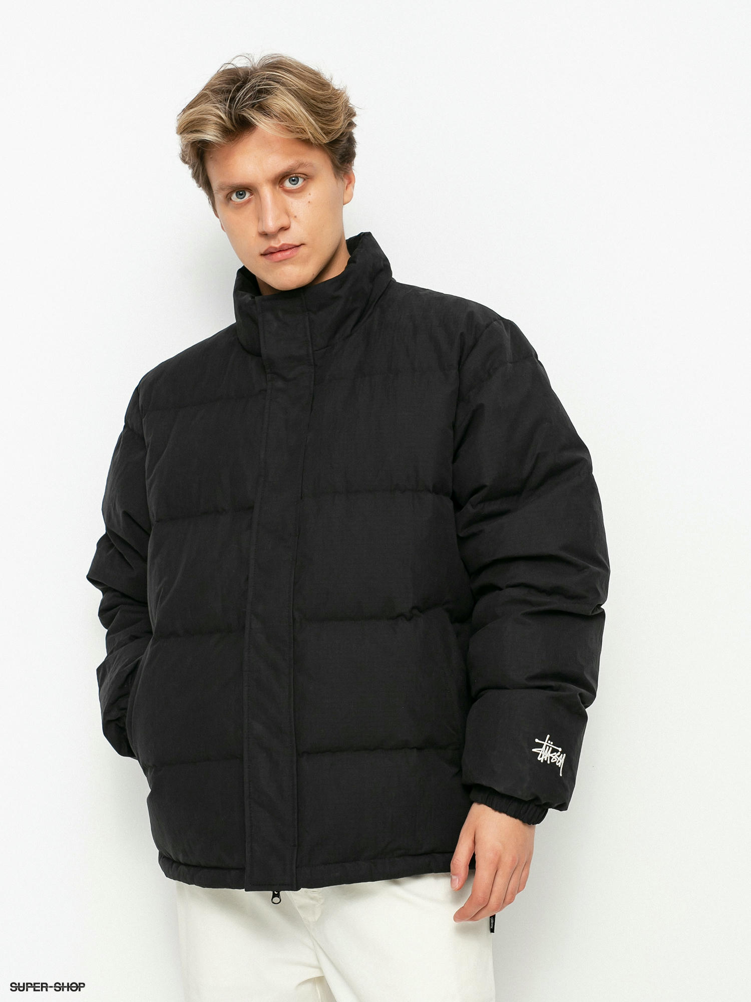 Puffer jacket stussy sale