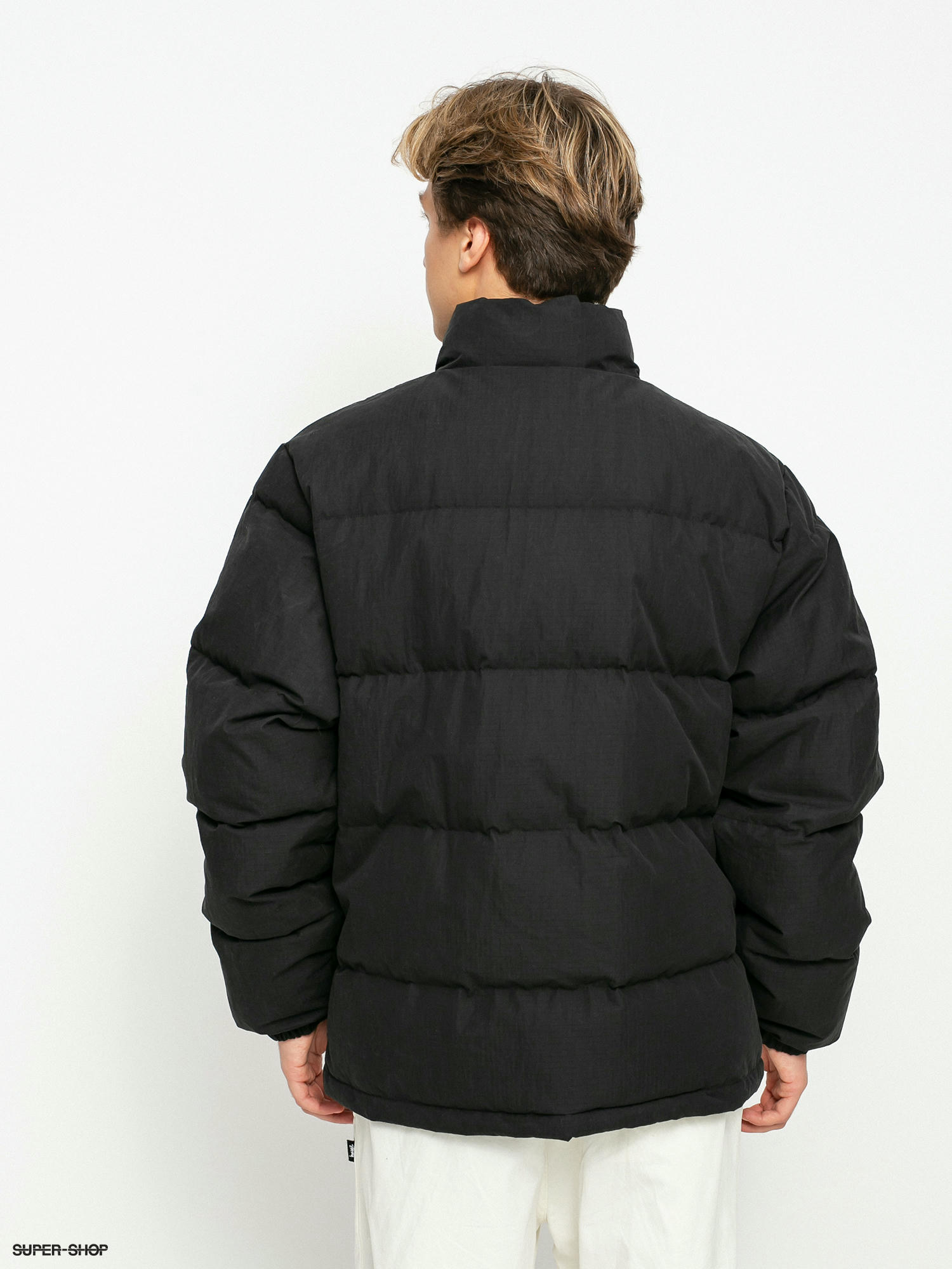 Stussy Solid Puffer Jacket (black)