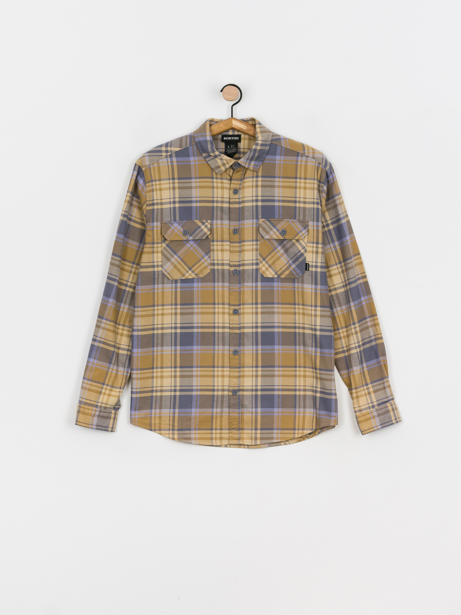 Burton Brighton Flannel Shirt (kelp stump plaid)