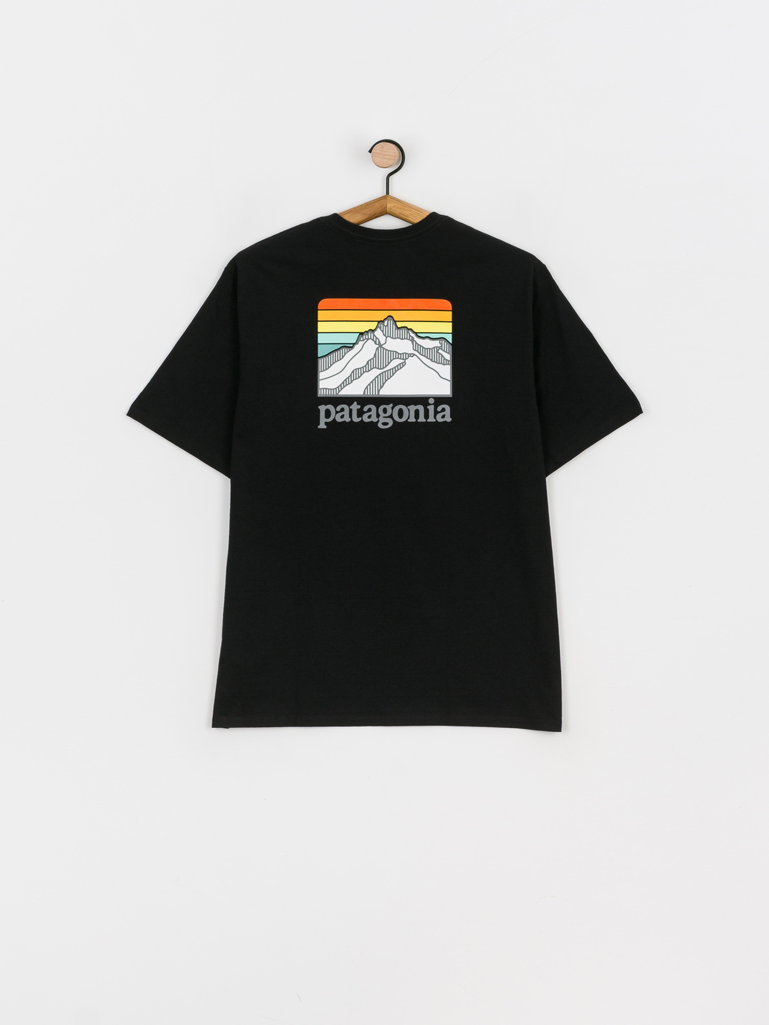 Patagonia Line Logo Ridge Pocket Responsibili T-shirt (black)