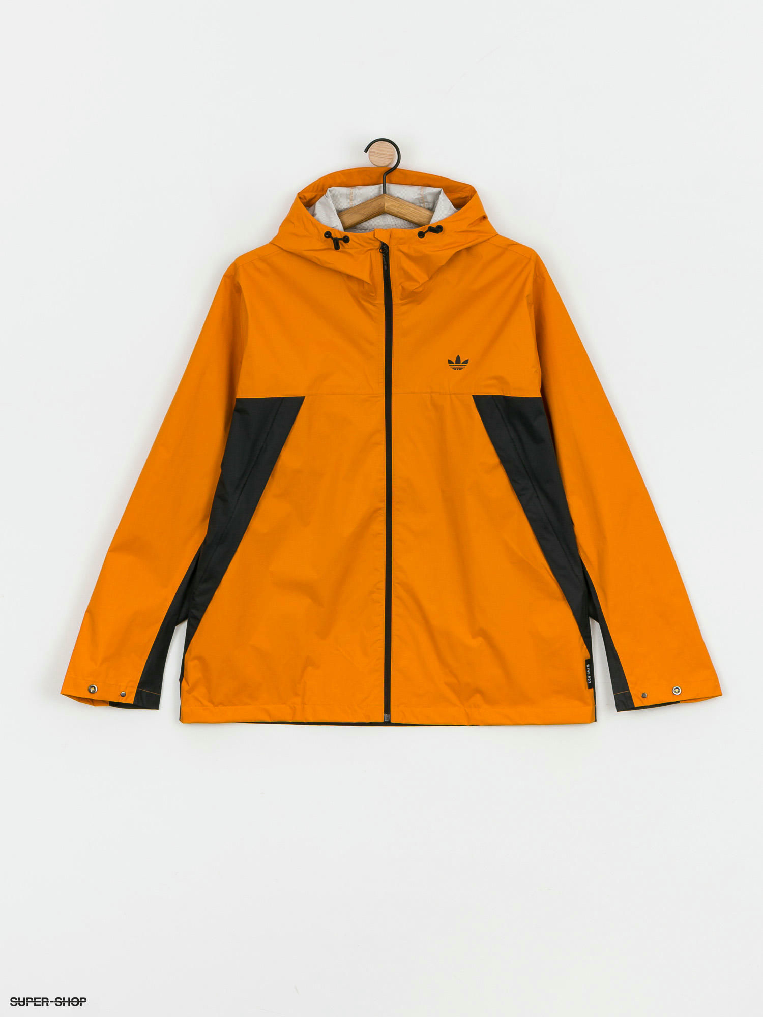 adidas black and orange coat