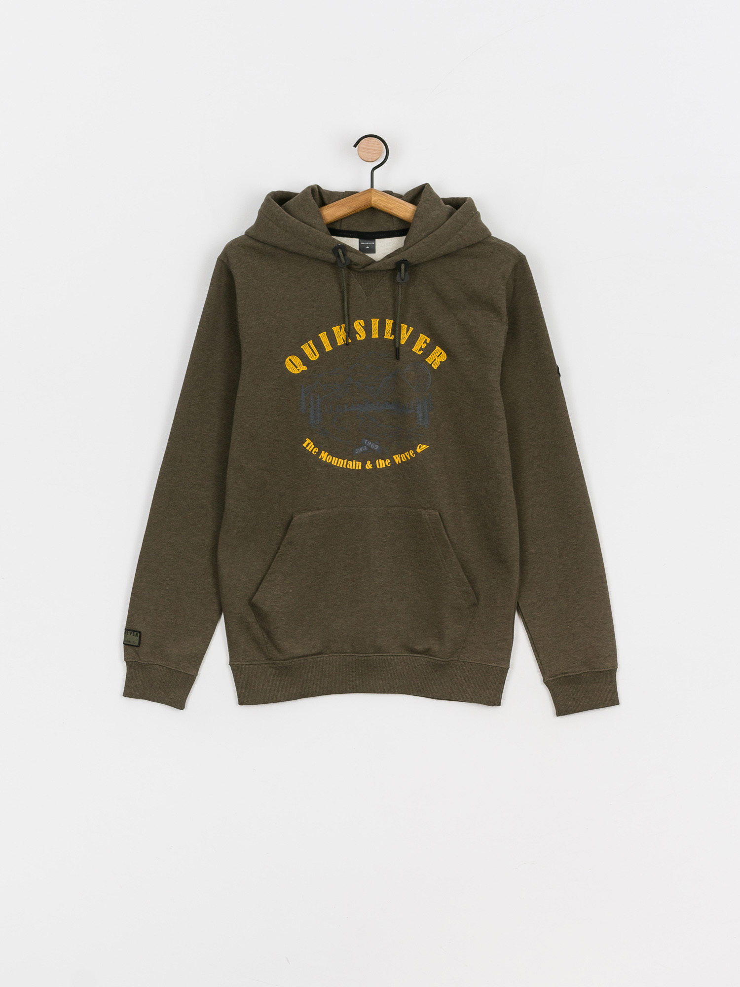 Mens Quiksilver Big Logo HD Hoodie (grape leaf)