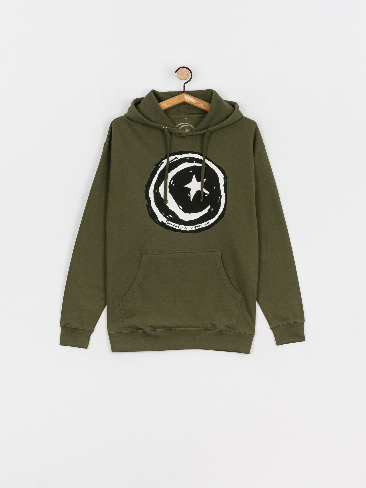 Foundation Star And Moon HD Hoodie (army)