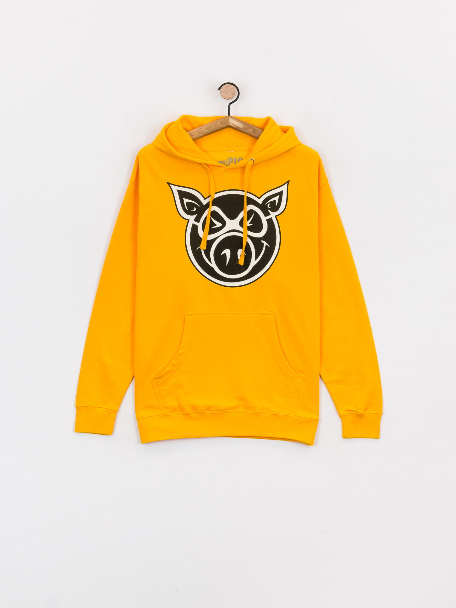 Pig Head HD Hoodie - golden (gold)