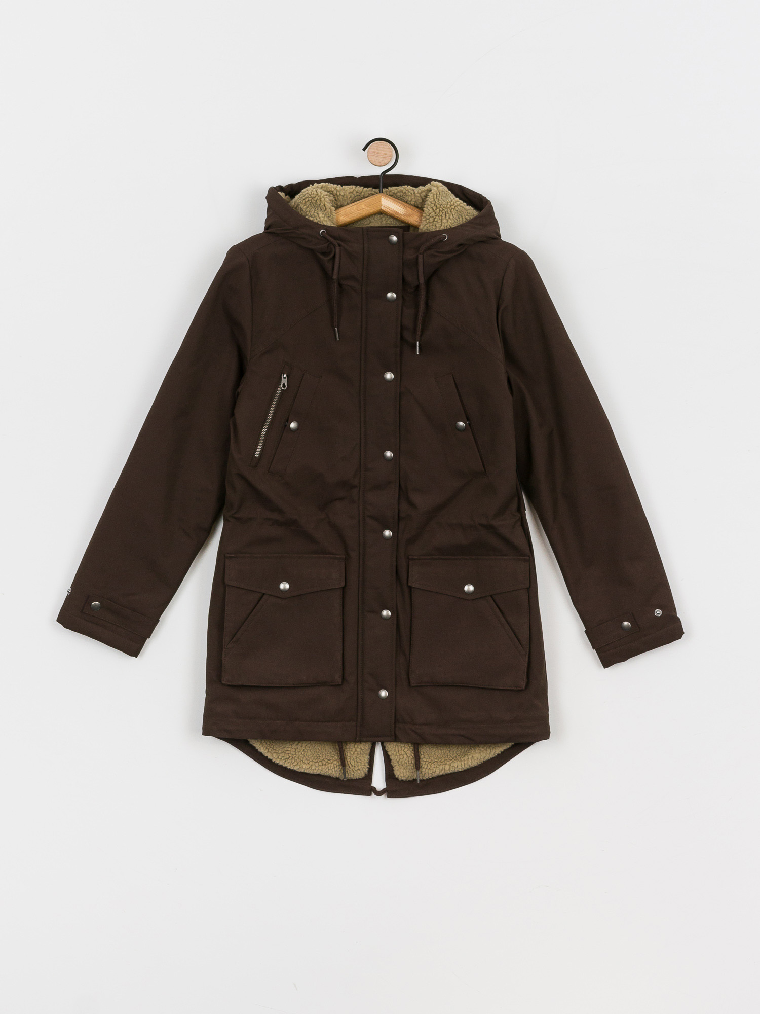 Volcom Walk On By 5K Jacket Wmn (dark brown)