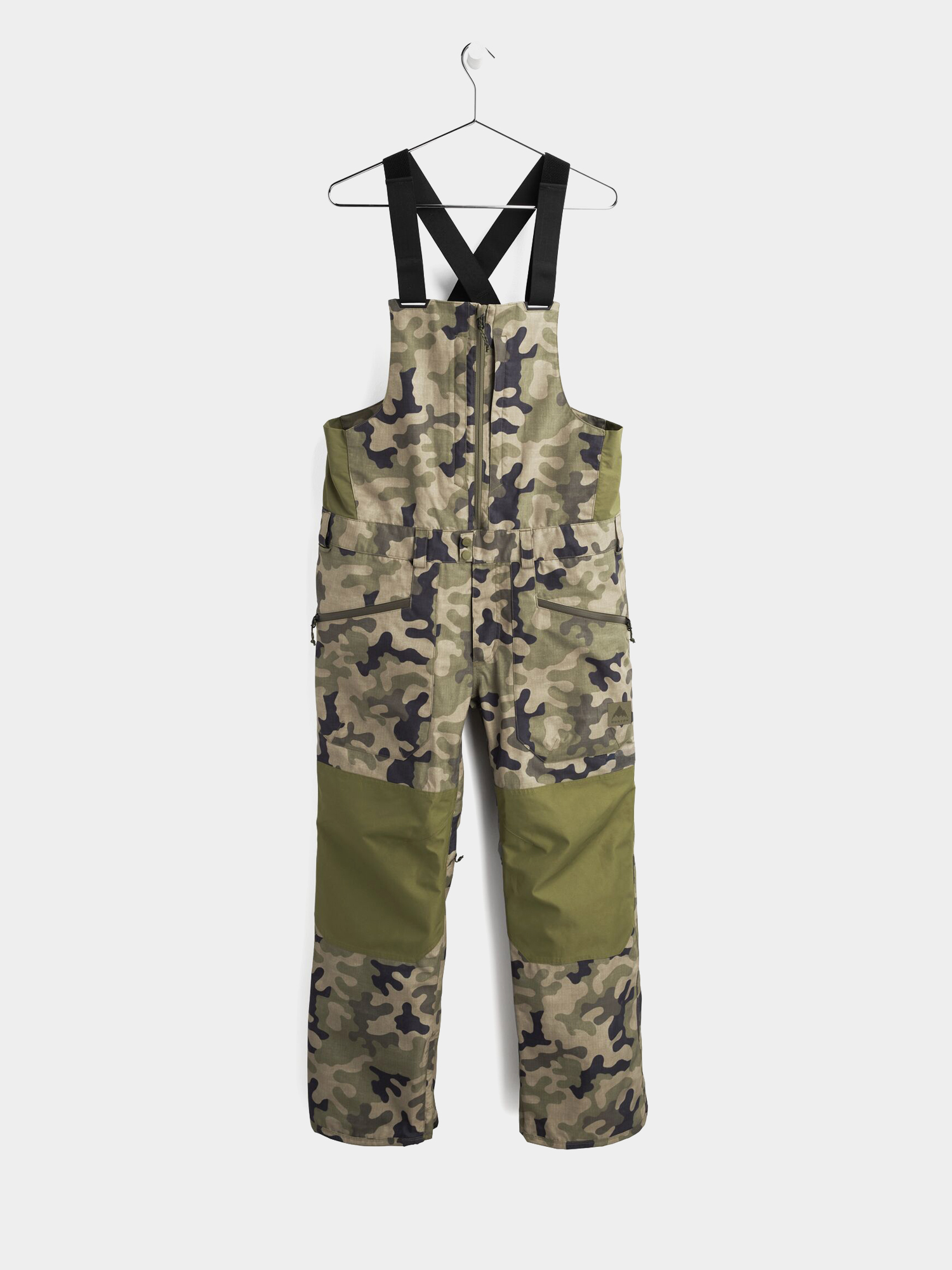Mens Burton Gore‑Tex Reserve Bib Snowboard pants (martini olive terra camo/martini olive)