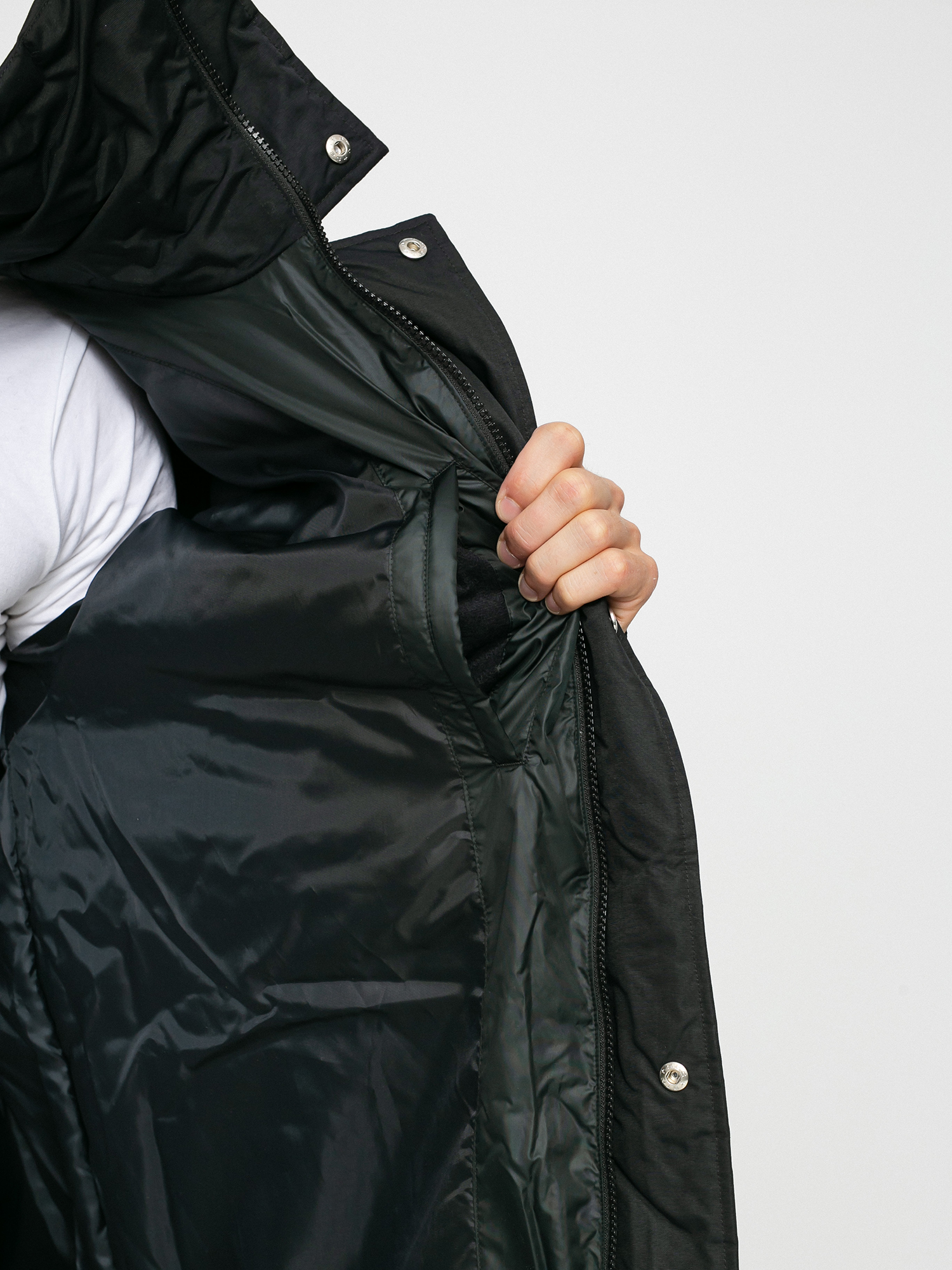 Converse Premium Long Down Jacket (black)