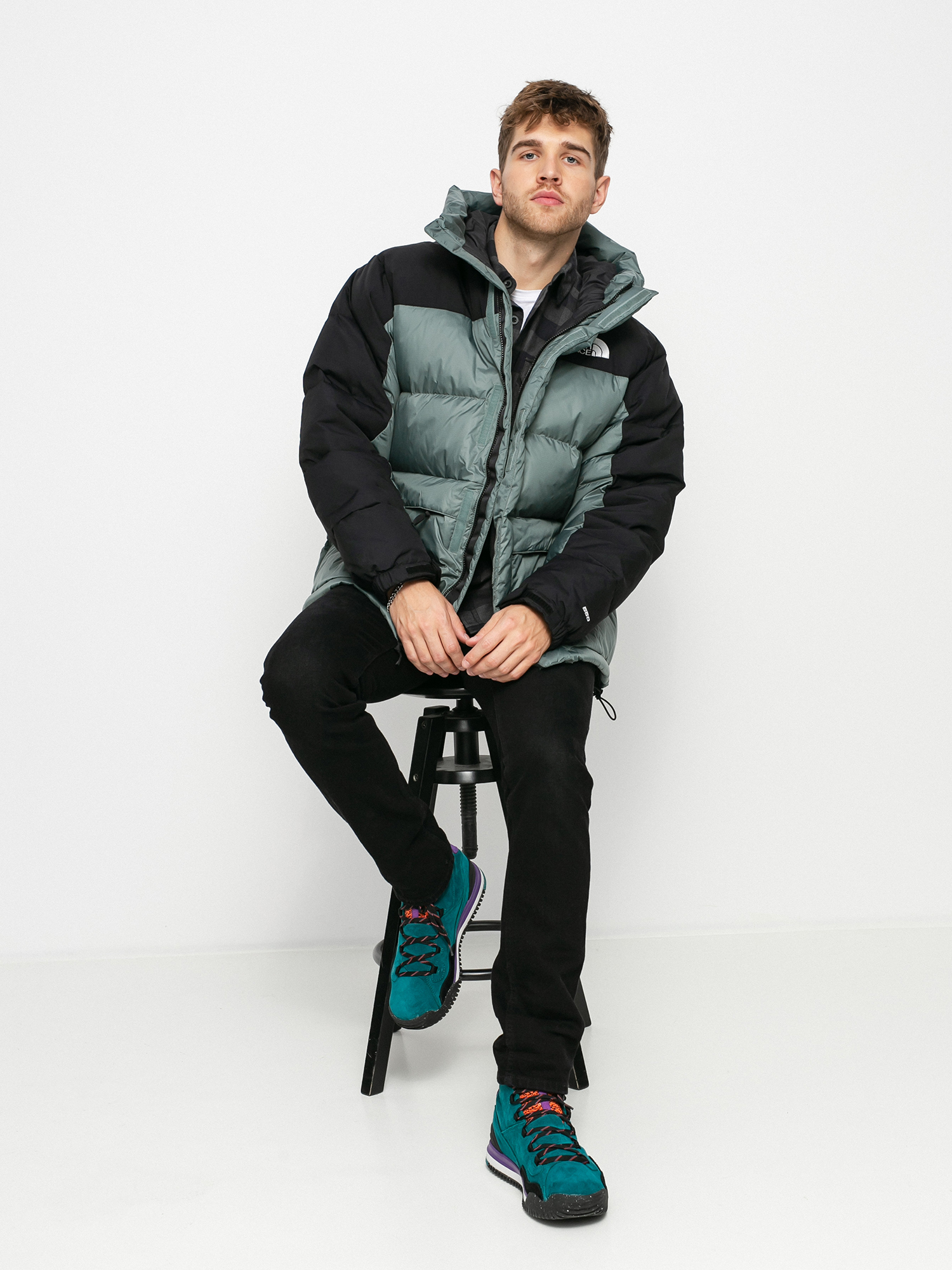 The North Face Hmlyn Down Parka Jacket (balsam green)