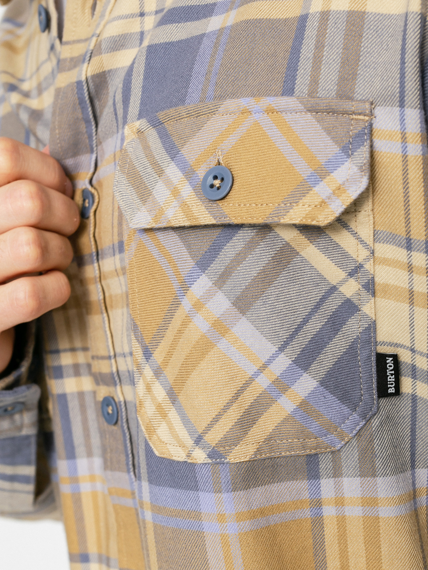 Burton Brighton Flannel Shirt (kelp stump plaid)