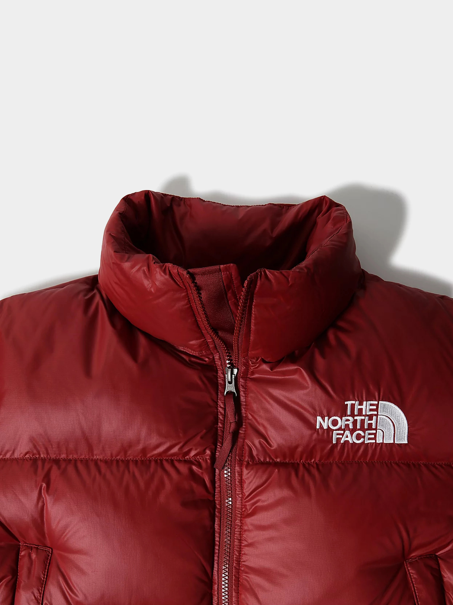 The North Face Nuptse Short Jacket Wmn - burgundy (brick