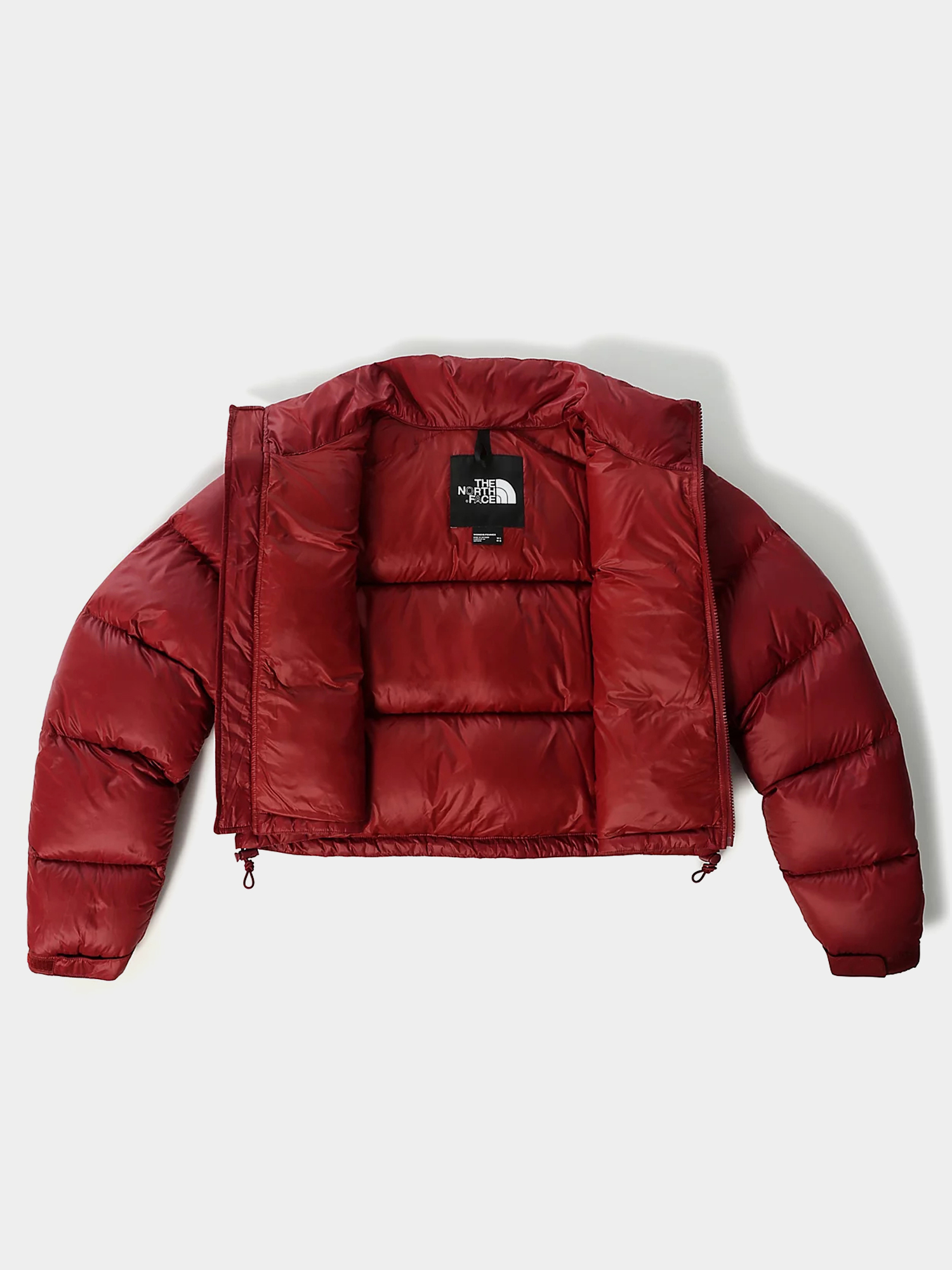 red puffer jacket north face