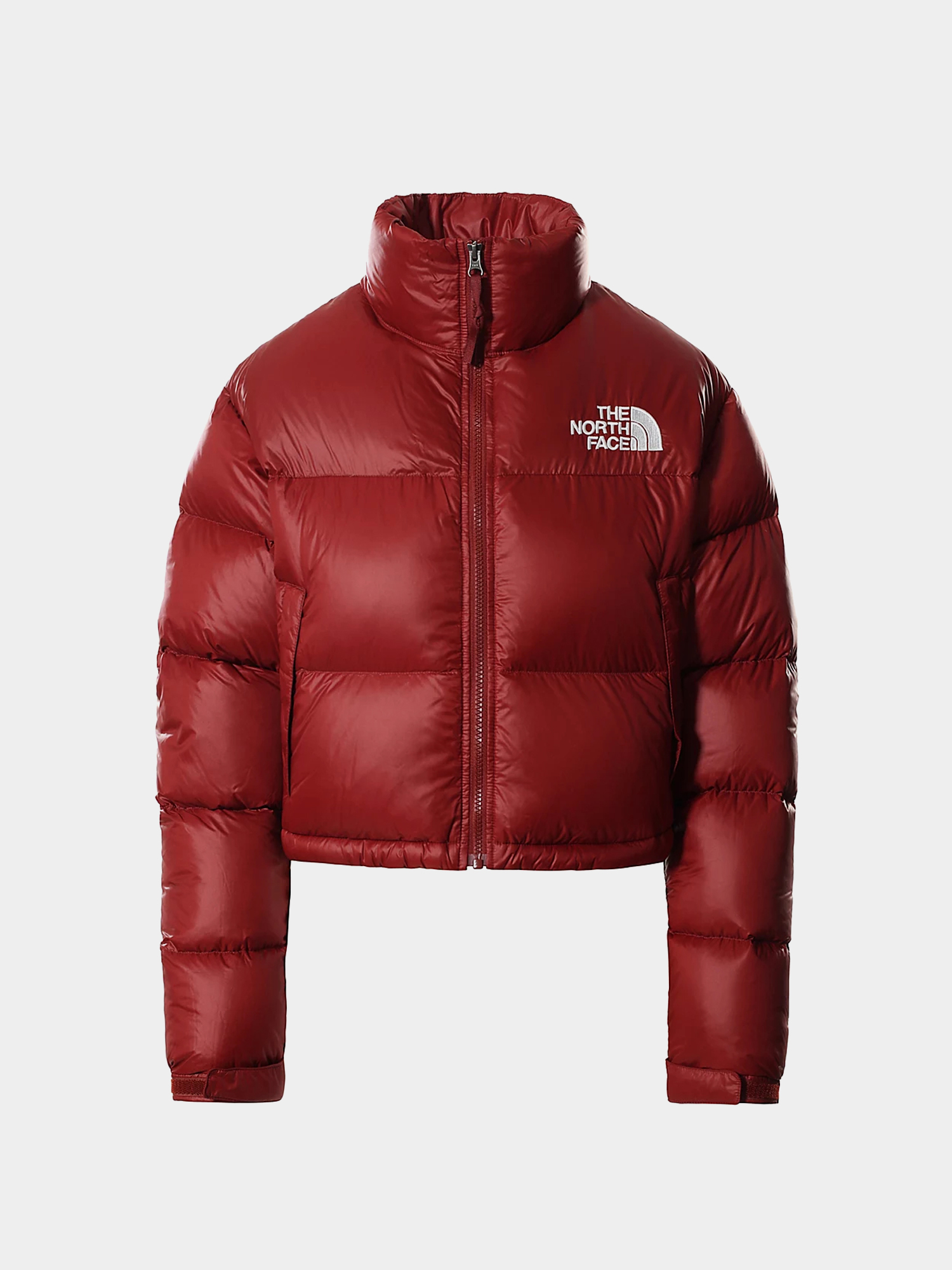 The North Face Nuptse Short Jacket Wmn - burgundy (brick