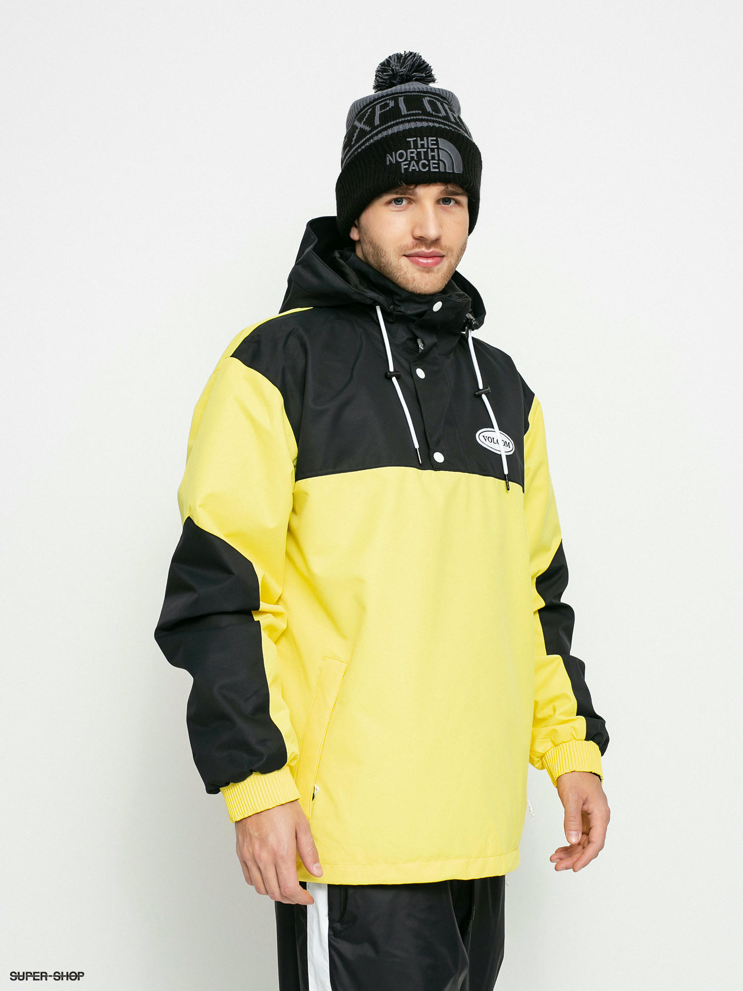 mens pullover snowboard jacket