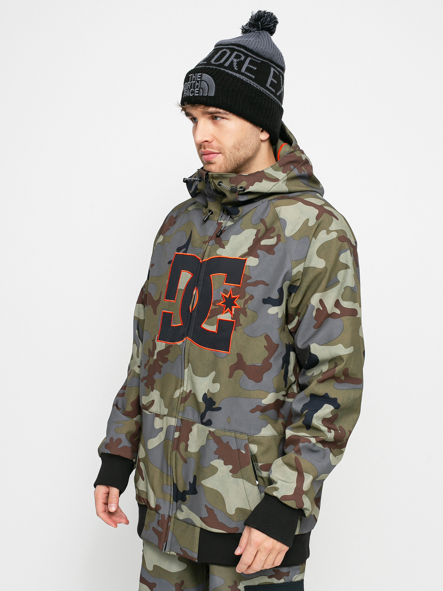 Mens DC Spectrum Snowboard jacket (woodland camo castlerock)