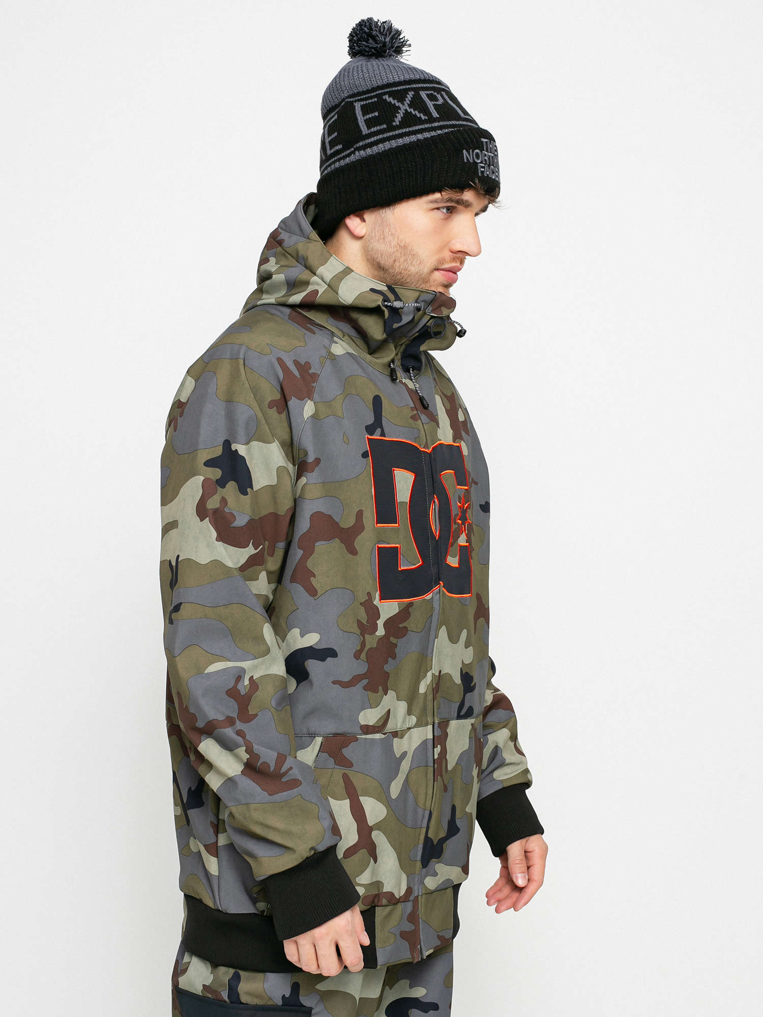 Mens DC Spectrum Snowboard jacket (woodland camo castlerock)
