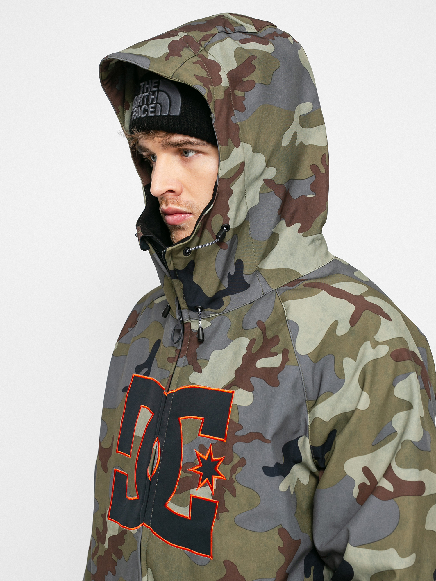 Mens DC Spectrum Snowboard jacket (woodland camo castlerock)