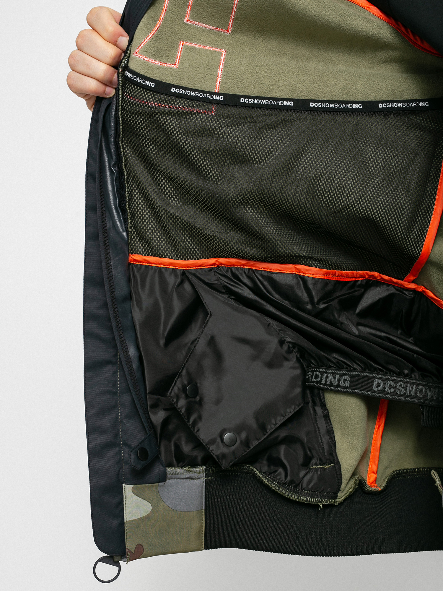 Mens DC Spectrum Snowboard jacket (woodland camo castlerock)