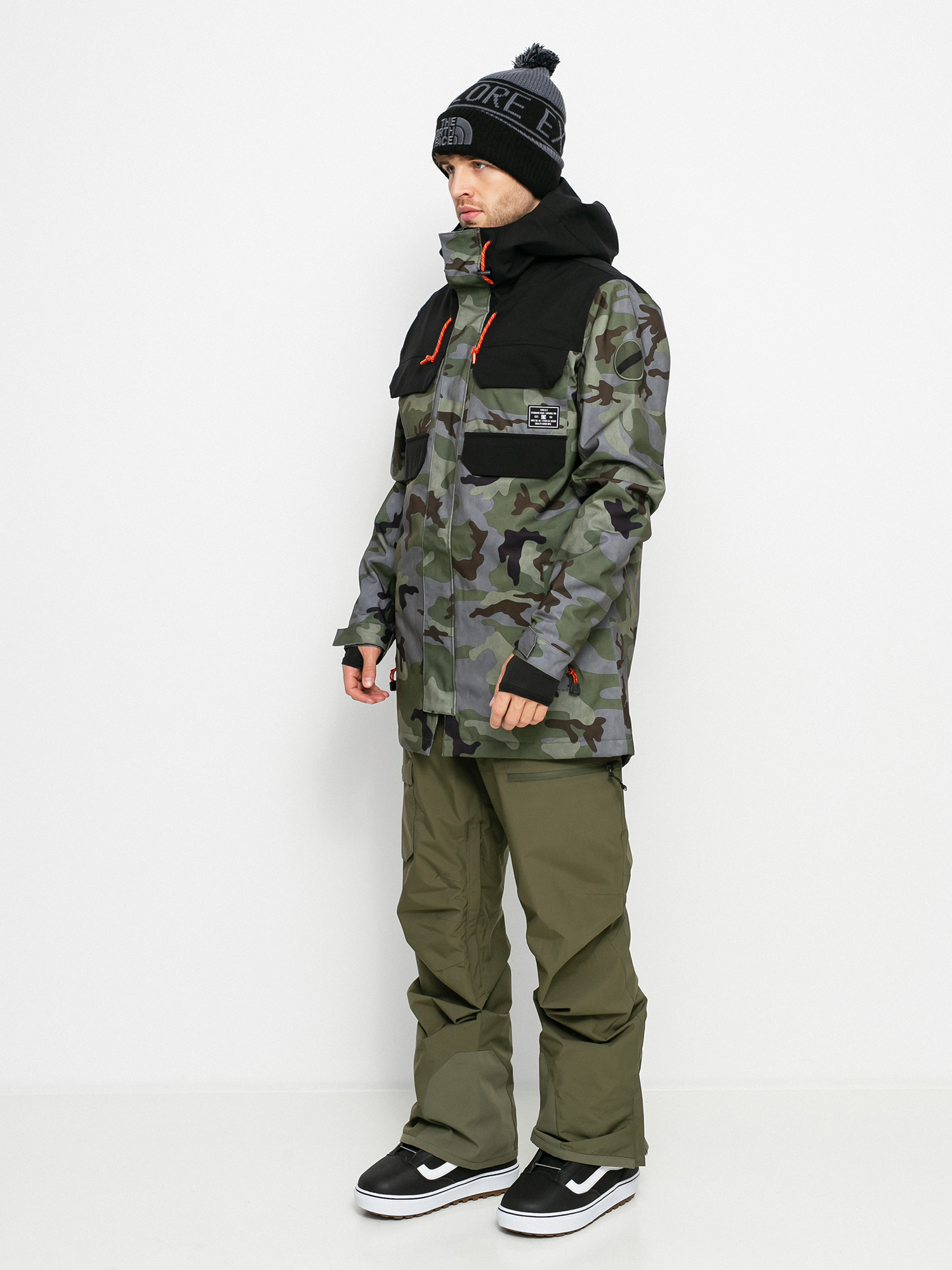 DC Haven Snowboard jacket camo (woodland camo castlerock)