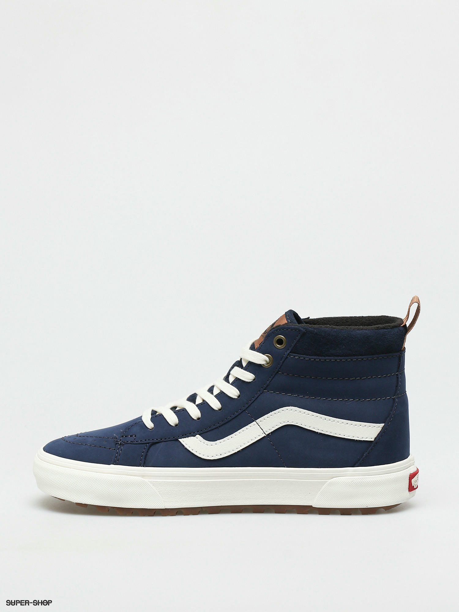 vans sk8 hi dress blue