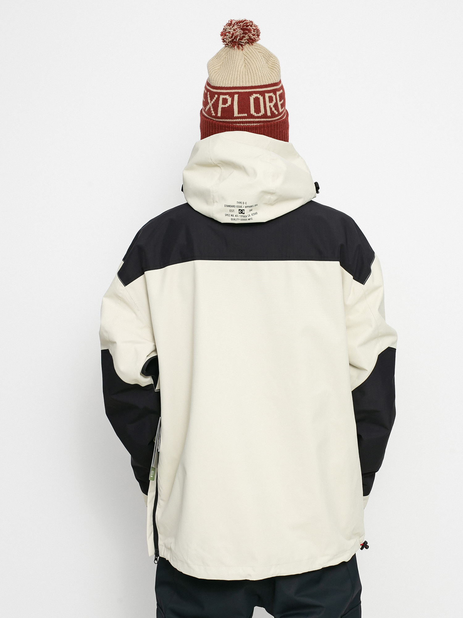 DC 43 Anorak Snowboard jacket - beige (overcast)