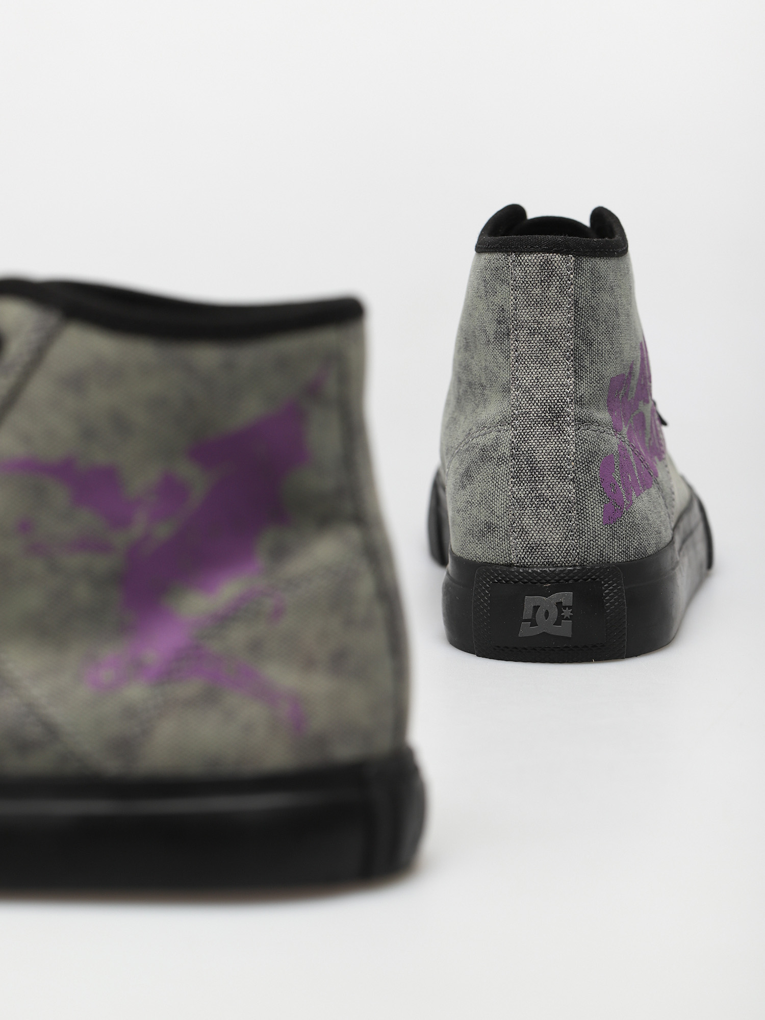 DC X Black Sabbath Manual Hi Shoes (black wash)