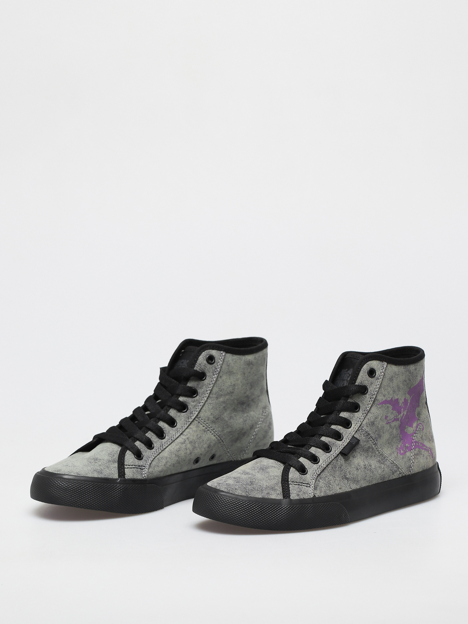 DC X Black Sabbath Manual Hi Shoes (black wash)