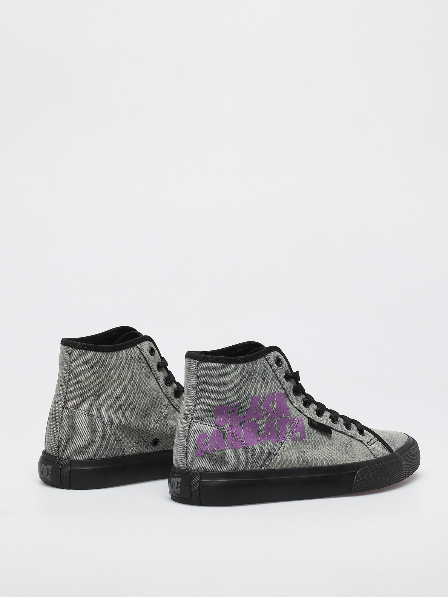 DC X Black Sabbath Manual Hi Shoes (black wash)