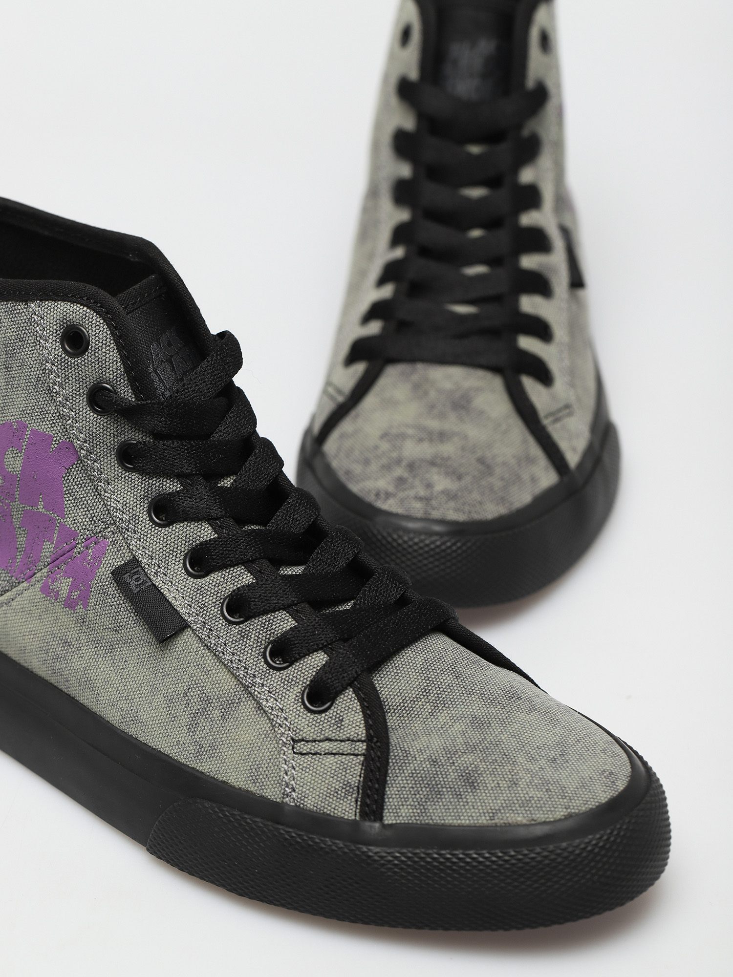 DC X Black Sabbath Manual Hi Shoes (black wash)