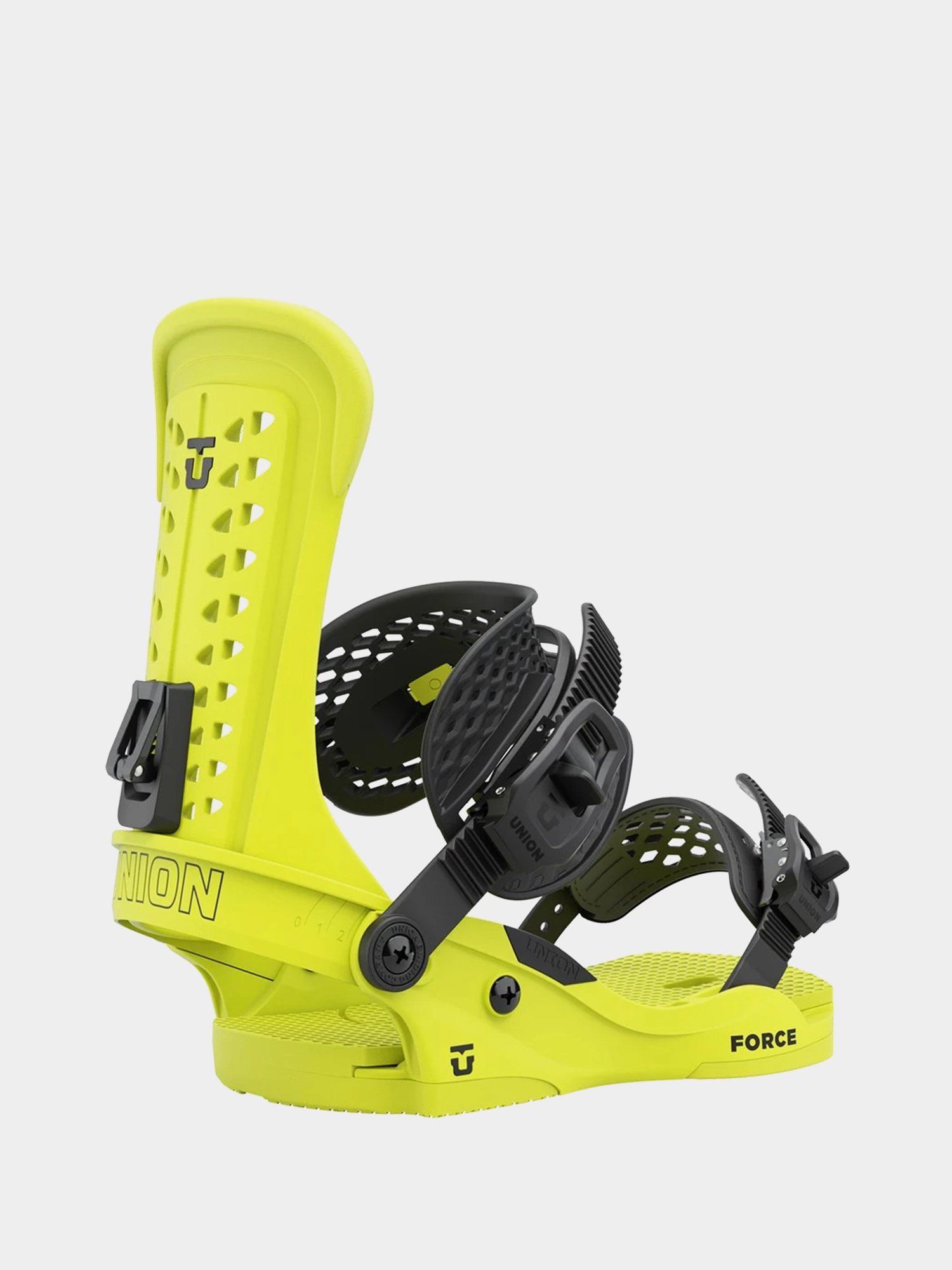 Mens Union Force Snowboard bindings (flo yellow)