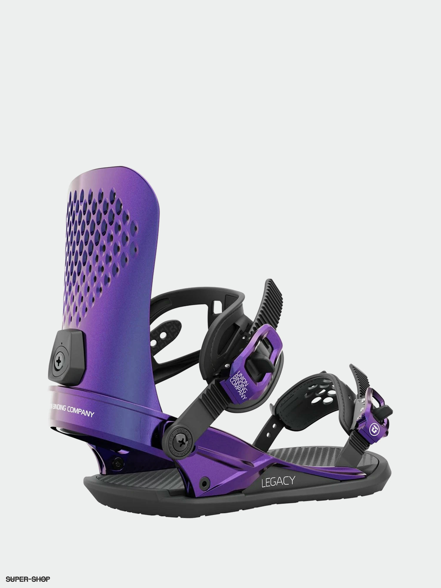 Womens Union Legacy Snowboard bindings (iridescent purple)