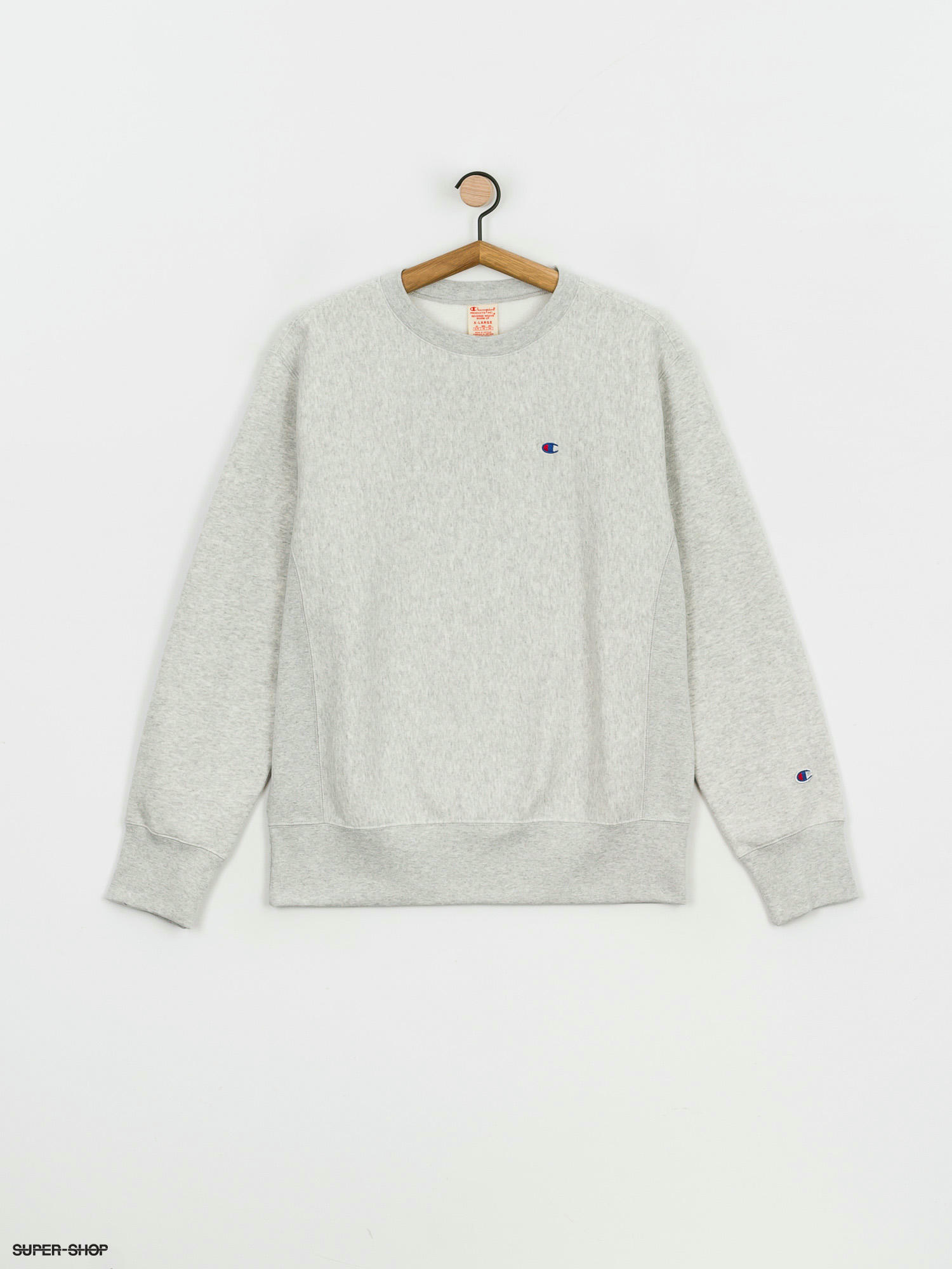 champion grey crewneck sweatshirt