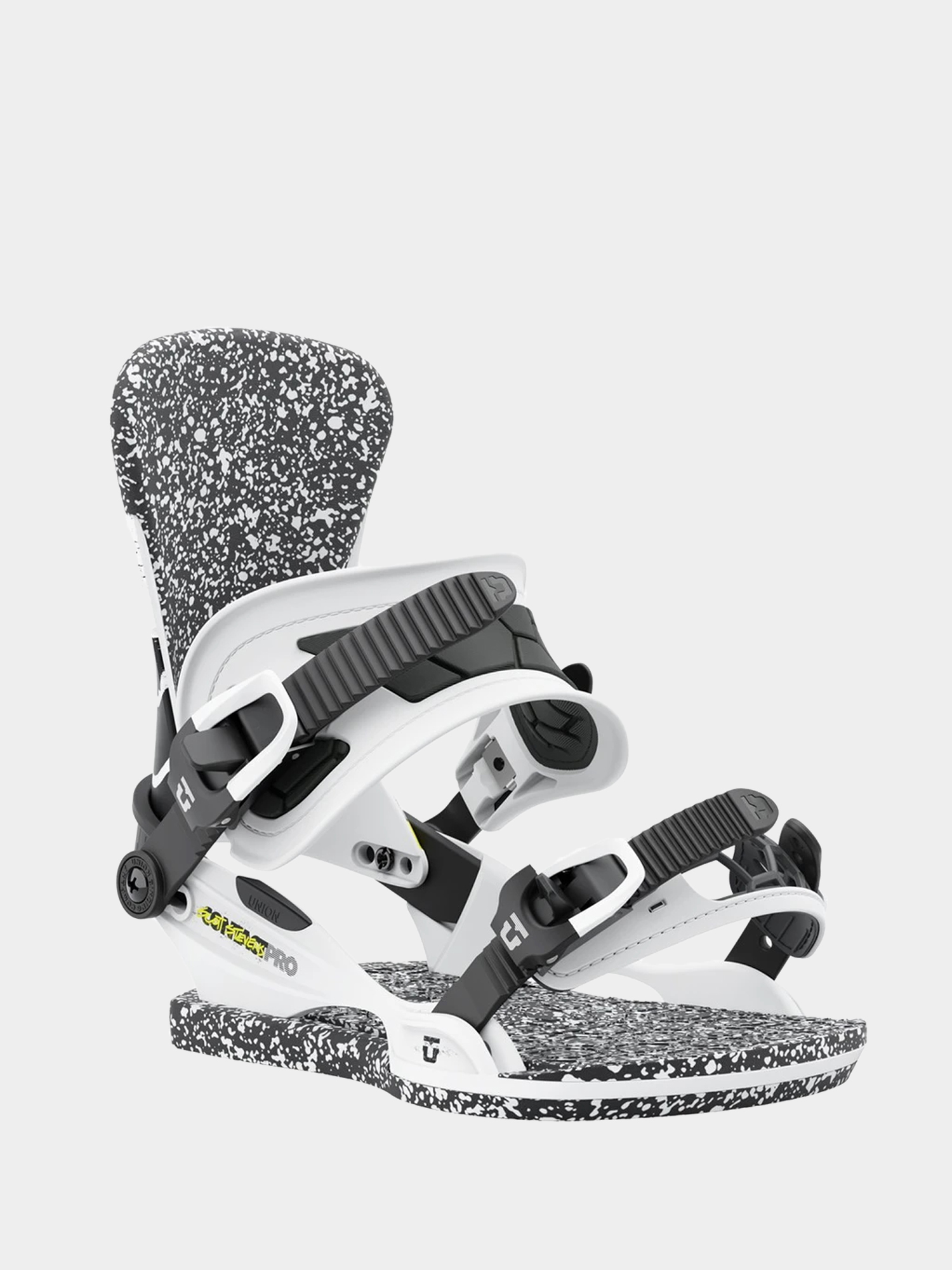 Mens Union Contact Pro Snowboard bindings (white scott stevens)