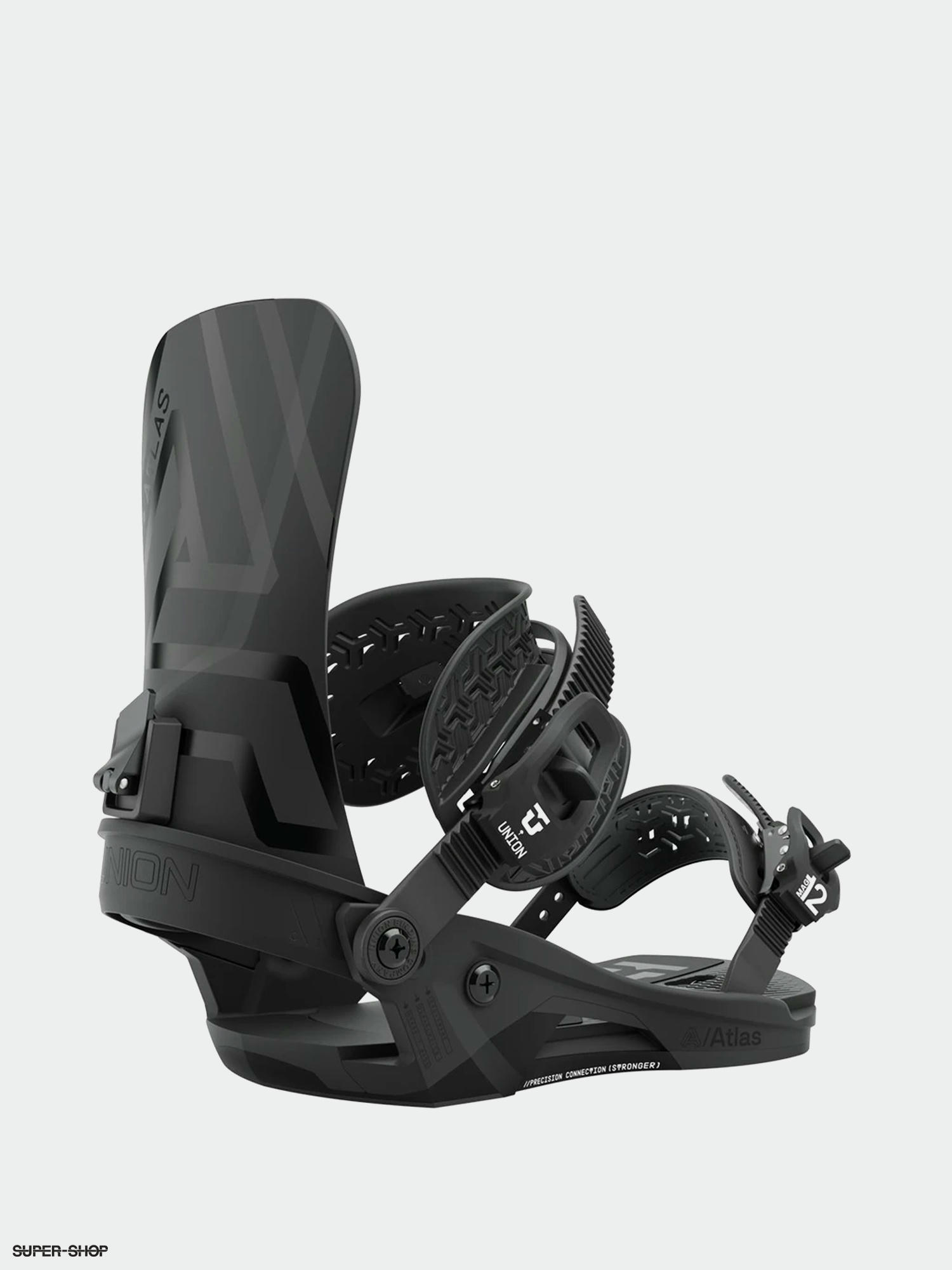 Mens Union Atlas Snowboard bindings black