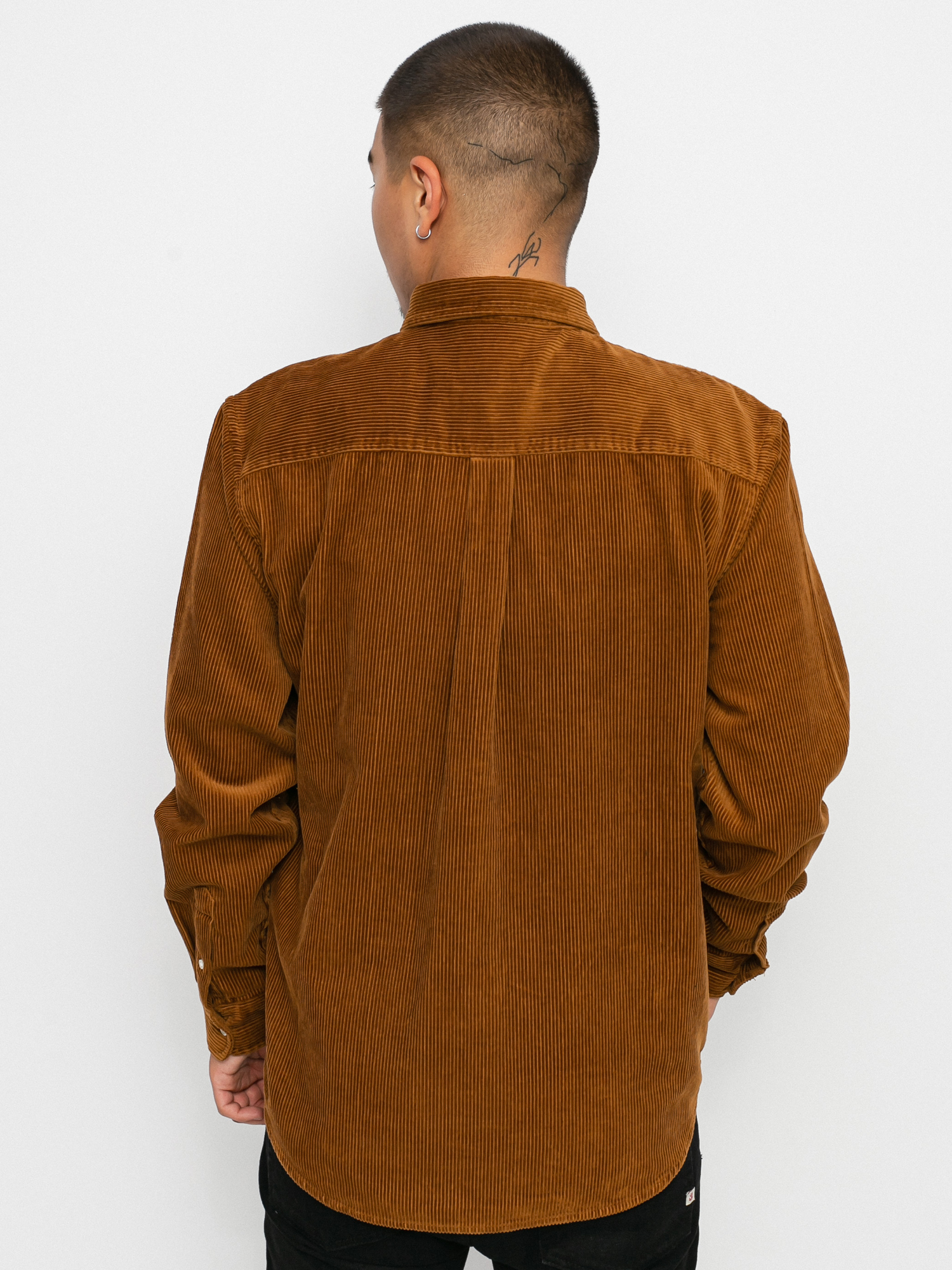 Carhartt WIP Madison Cord Shirt (tawny/black)