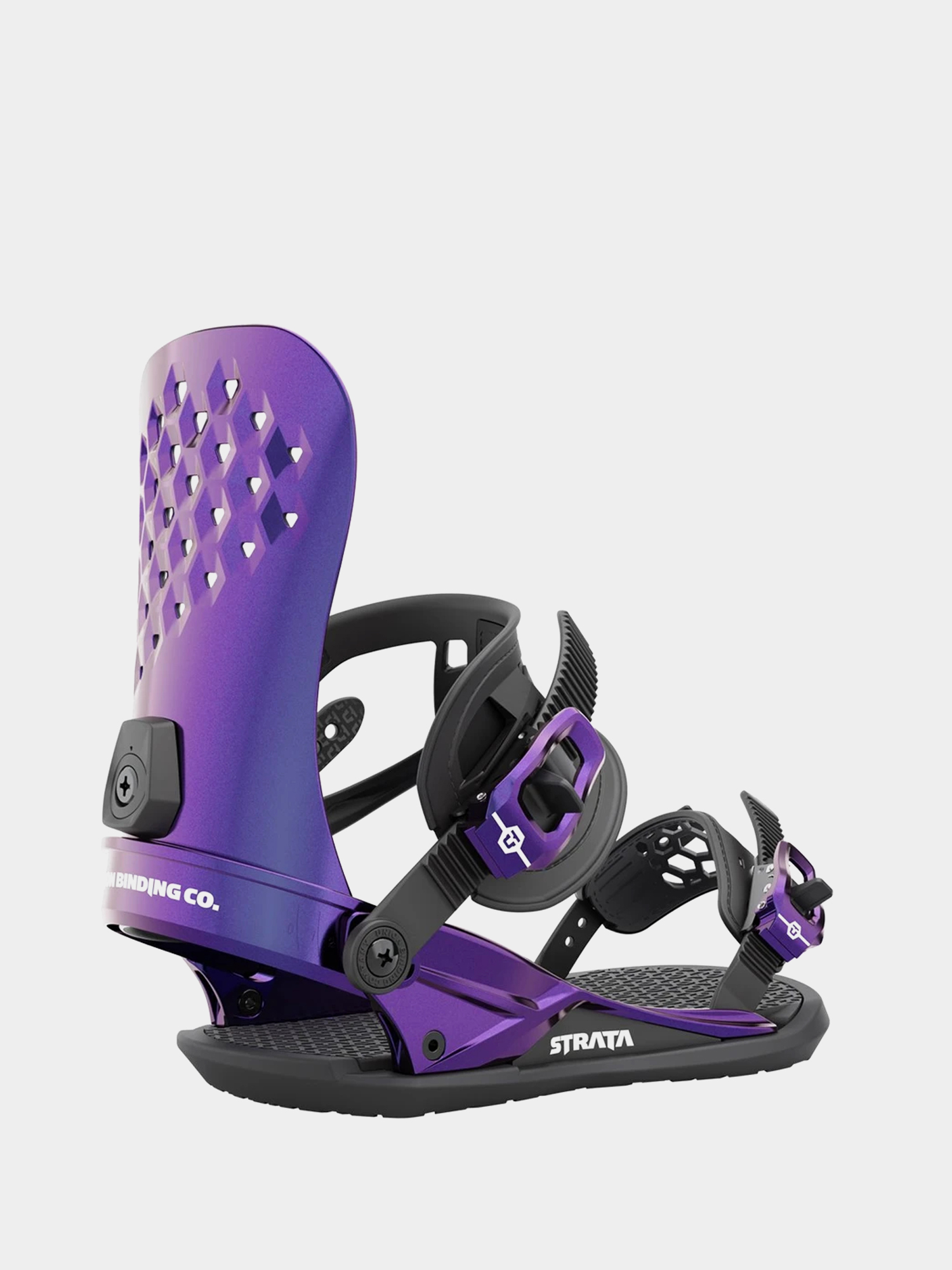 Mens Union Strata Snowboard bindings (iridescent purple)