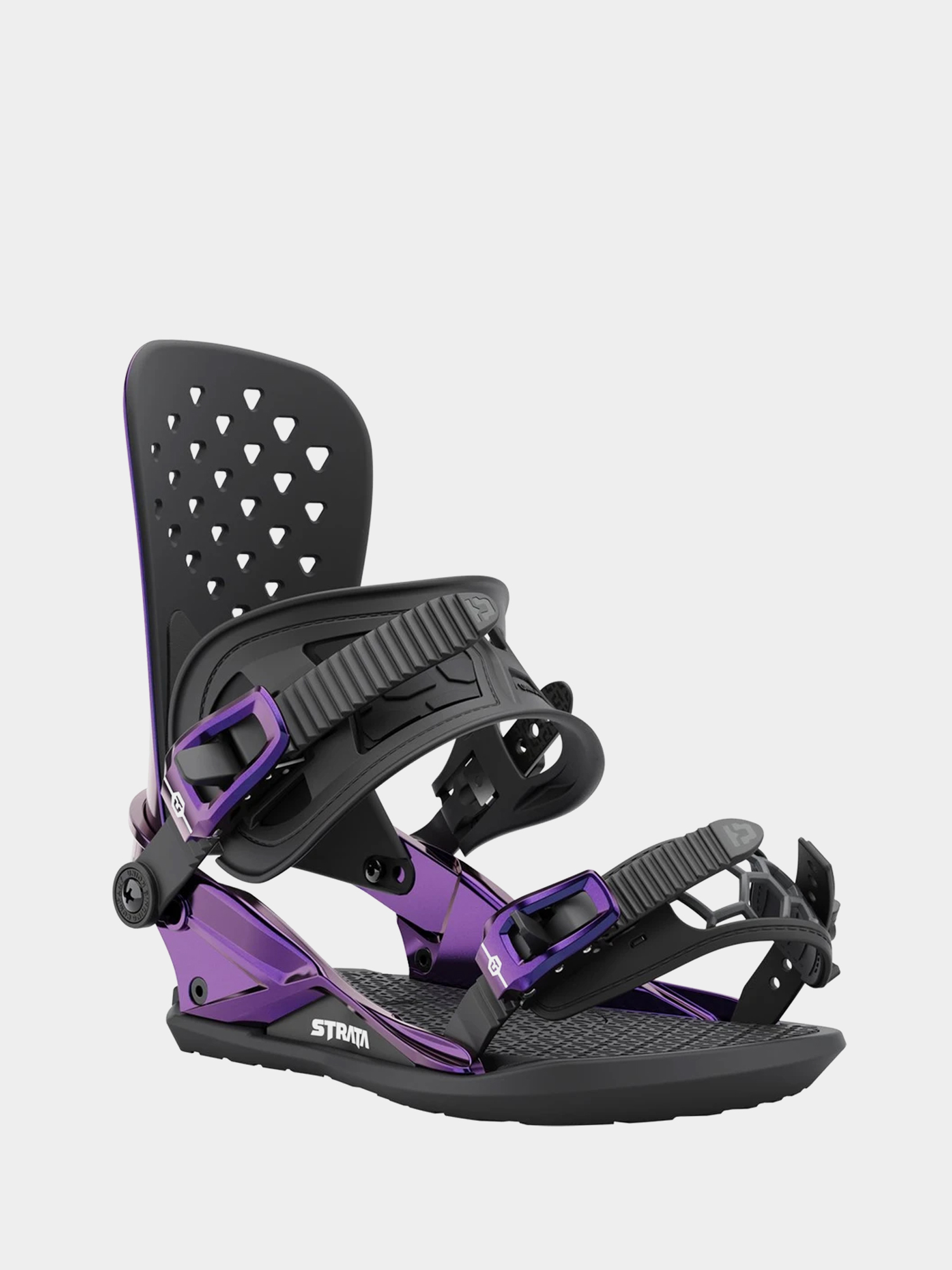 Mens Union Strata Snowboard bindings (iridescent purple)