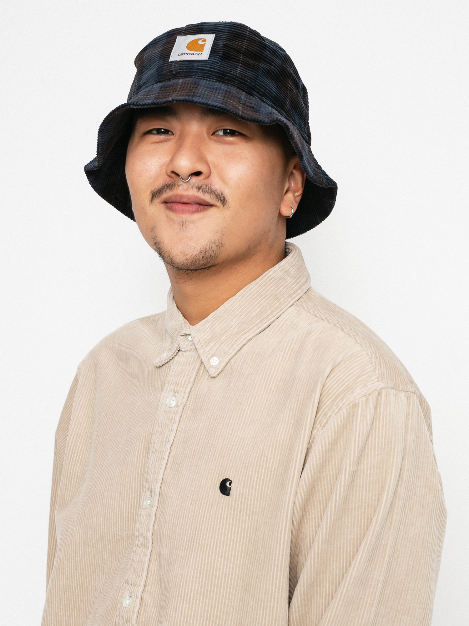 Carhartt WIP Madison Cord Shirt (wall/black)