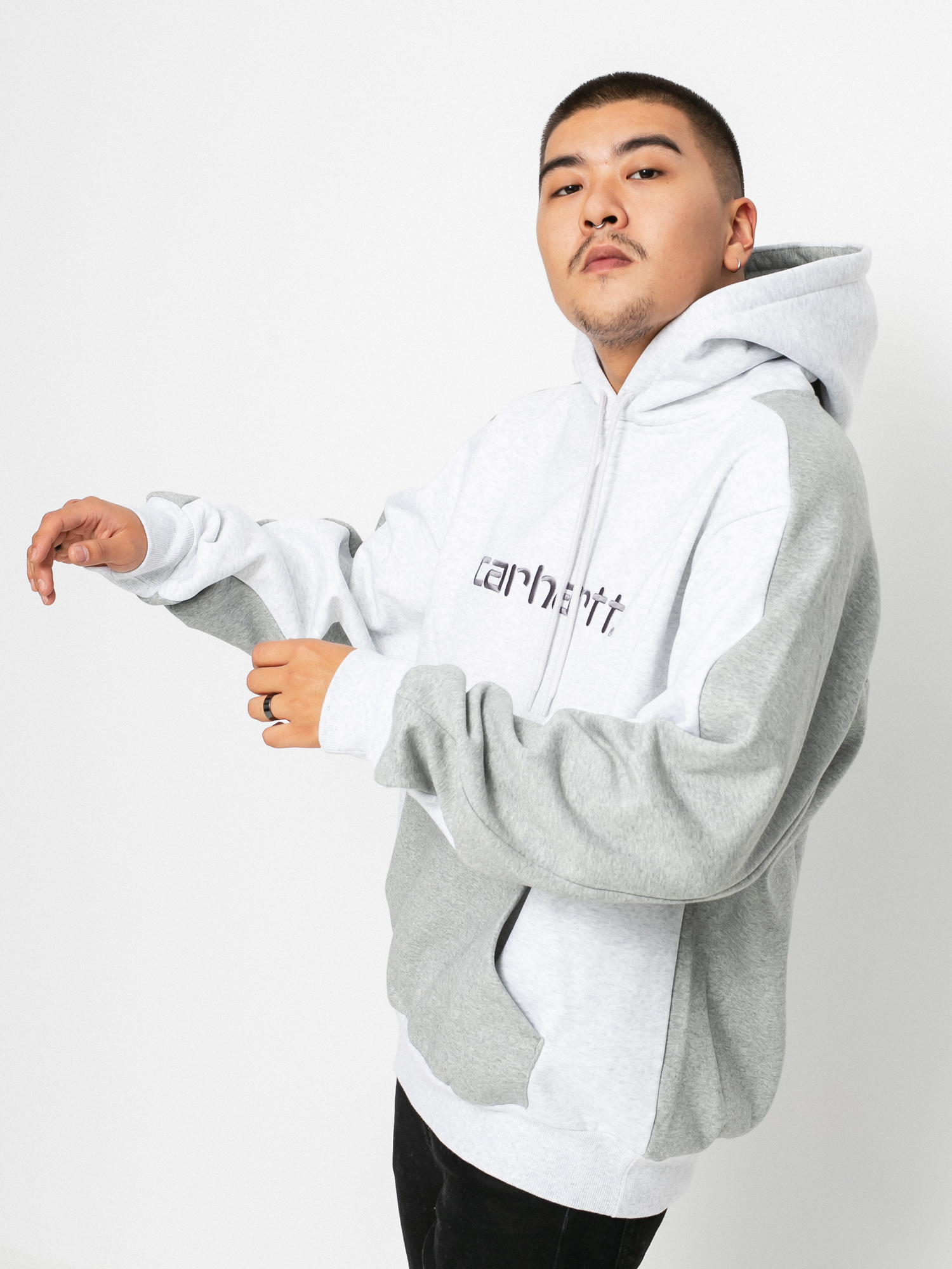 Carhartt WIP Tonare HD Hoodie (ash heather/grey heather/shiver)